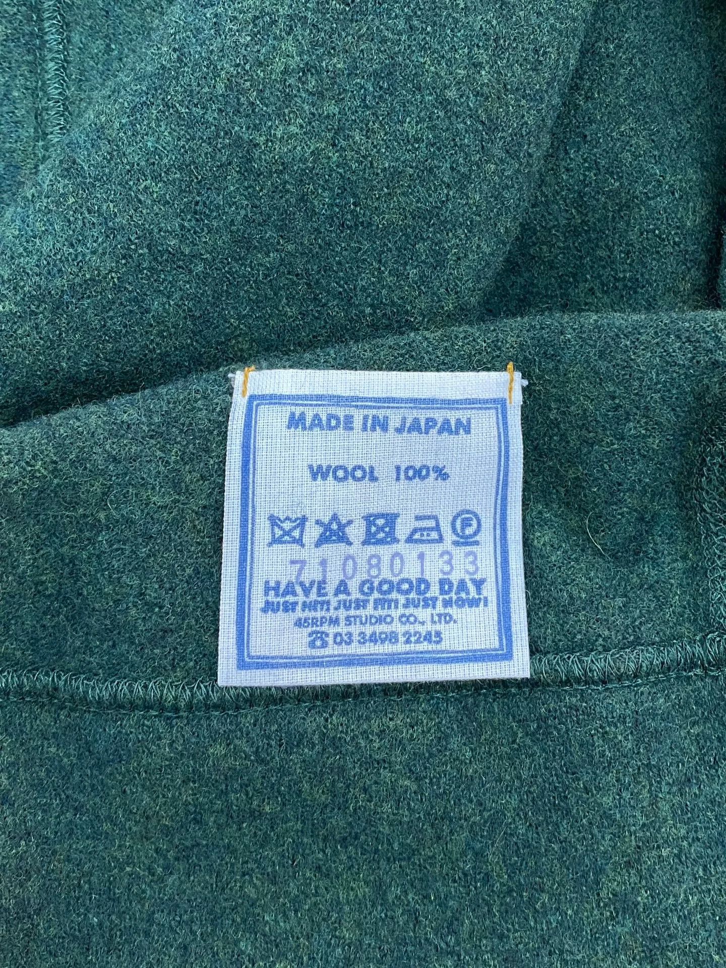 45rpm 45R Women's Wool Knit Pullover Size M / US 6-8 / IT 42-44 - 4 Thumbnail
