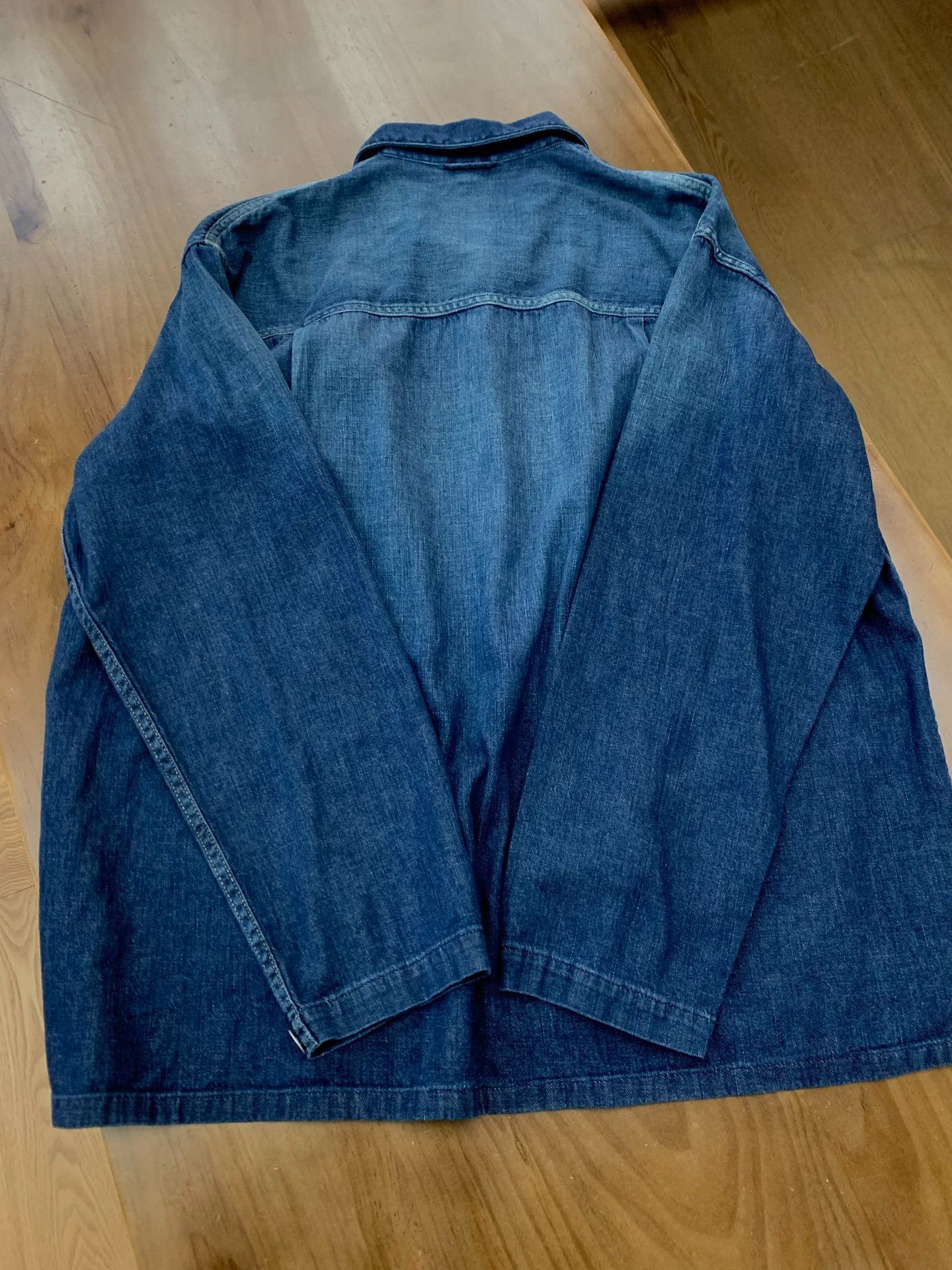 45rpm 45R Japanese Cotton Denim Shirt Size US XL / EU 56 / 4 - 4 Thumbnail