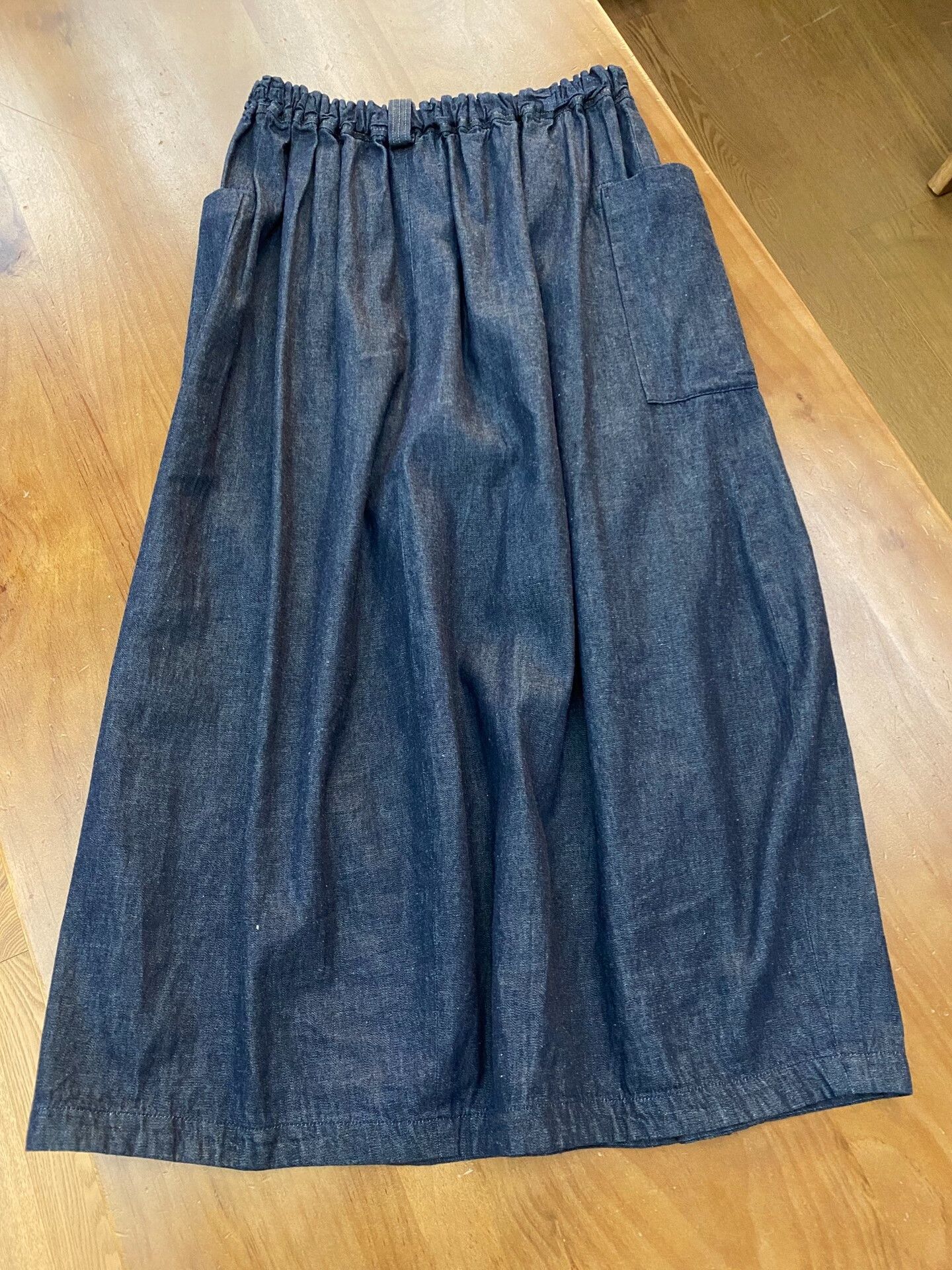 PPFM Pallaspalace Japanese Denim Skirt Size 32" / US 10 / IT 46 - 2 Thumbnail