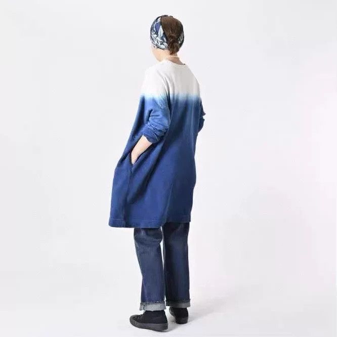 45rpm 45R Blue Gradient Long Dress Size M / US 6-8 / IT 42-44 - 2 Thumbnail