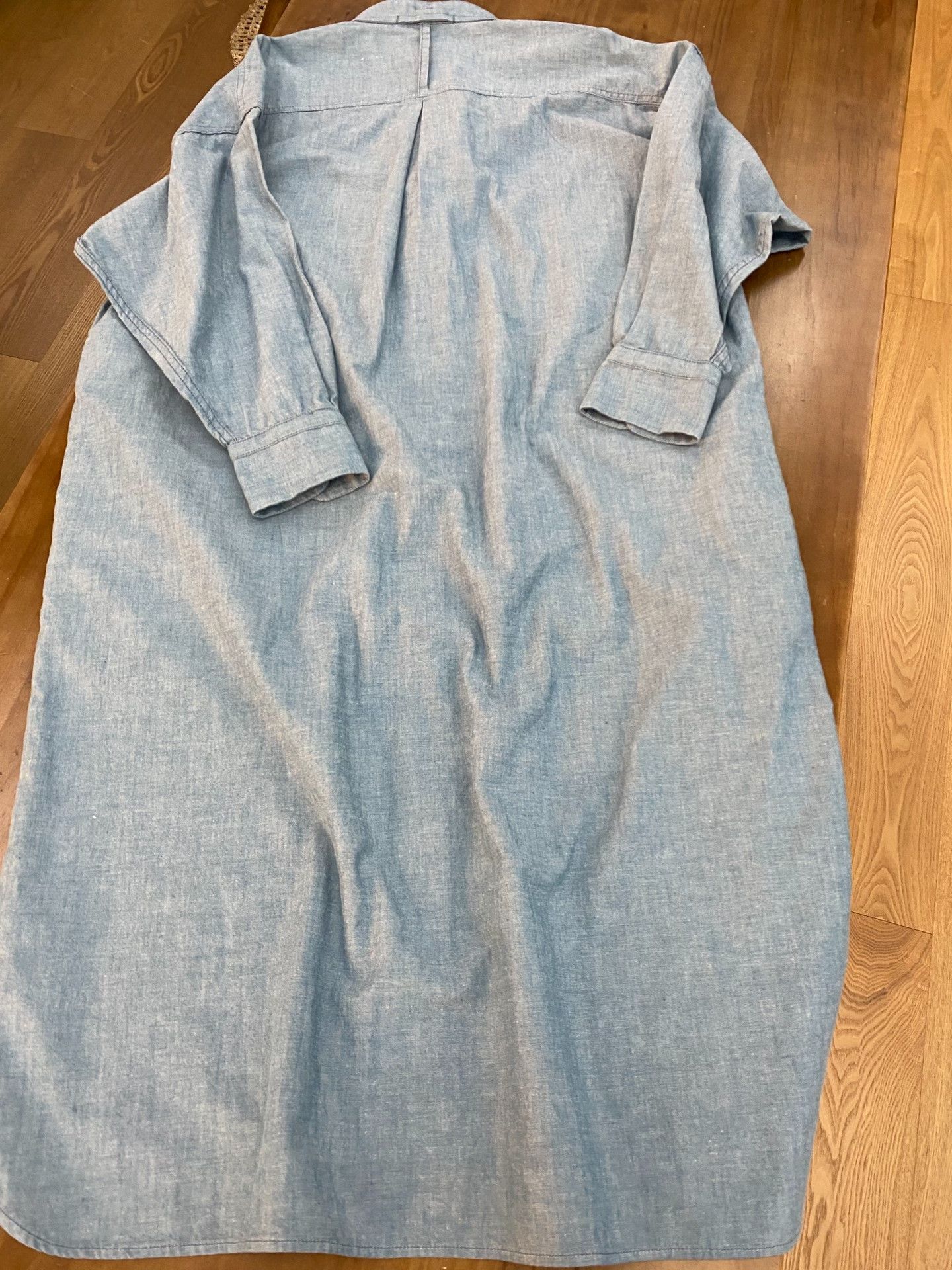 Graphpaper Graph Zero Denim Blue Dress Size M / US 6-8 / IT 42-44 - 2 Thumbnail