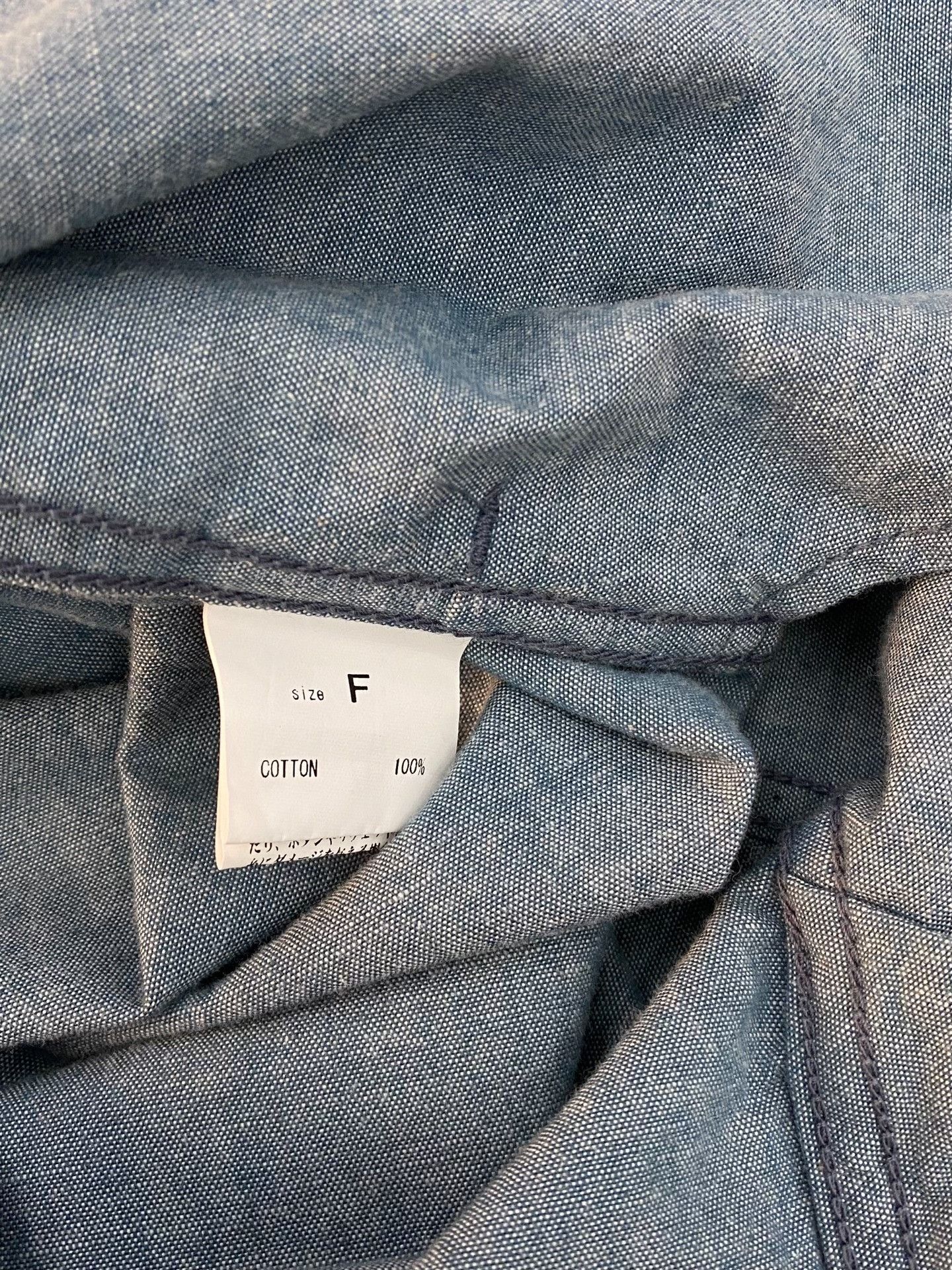 Graphpaper Graph Zero Denim Blue Dress Size M / US 6-8 / IT 42-44 - 5 Thumbnail