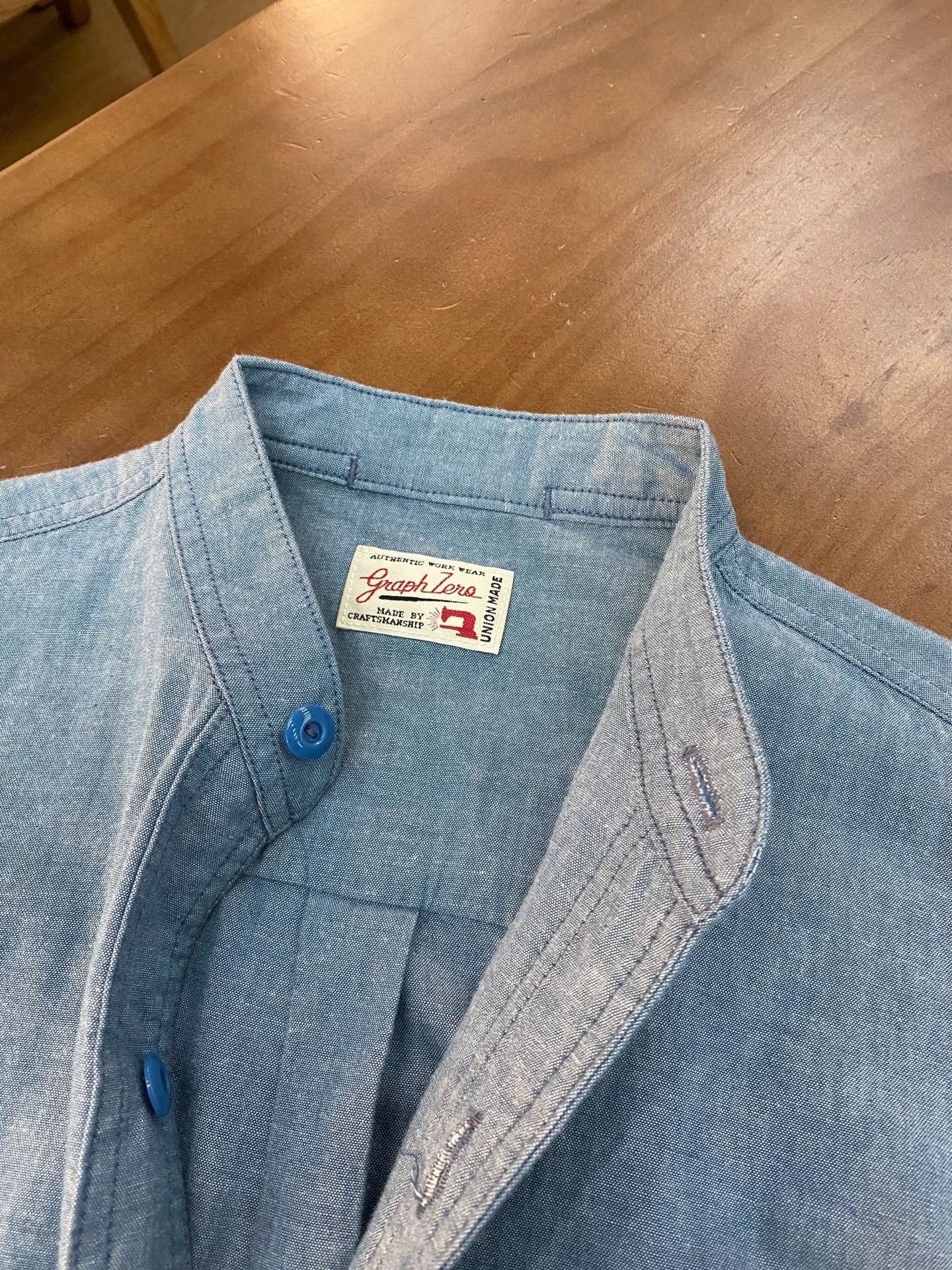 Graphpaper Graph Zero Denim Blue Dress Size M / US 6-8 / IT 42-44 - 4 Thumbnail