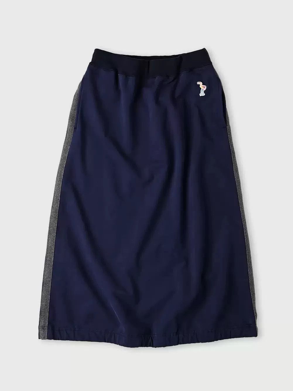 45rpm 45R Blue Elastic Waist Fleece Midi Skirt Size 32" / US 10 / IT 46 - 8 Thumbnail