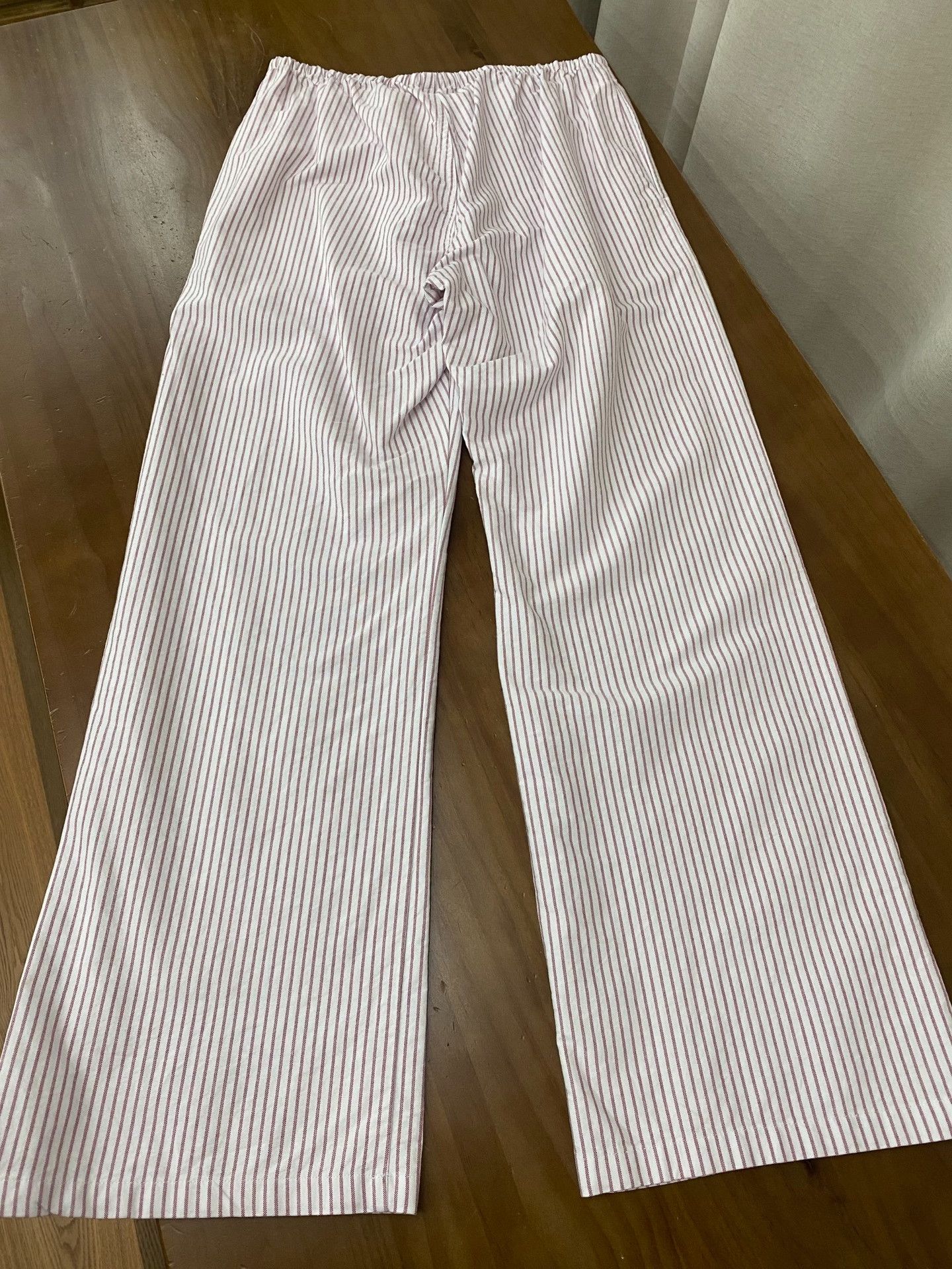 Brandy Melville Brandy Melville Red White Striped Pants Size 35" - 2 Thumbnail