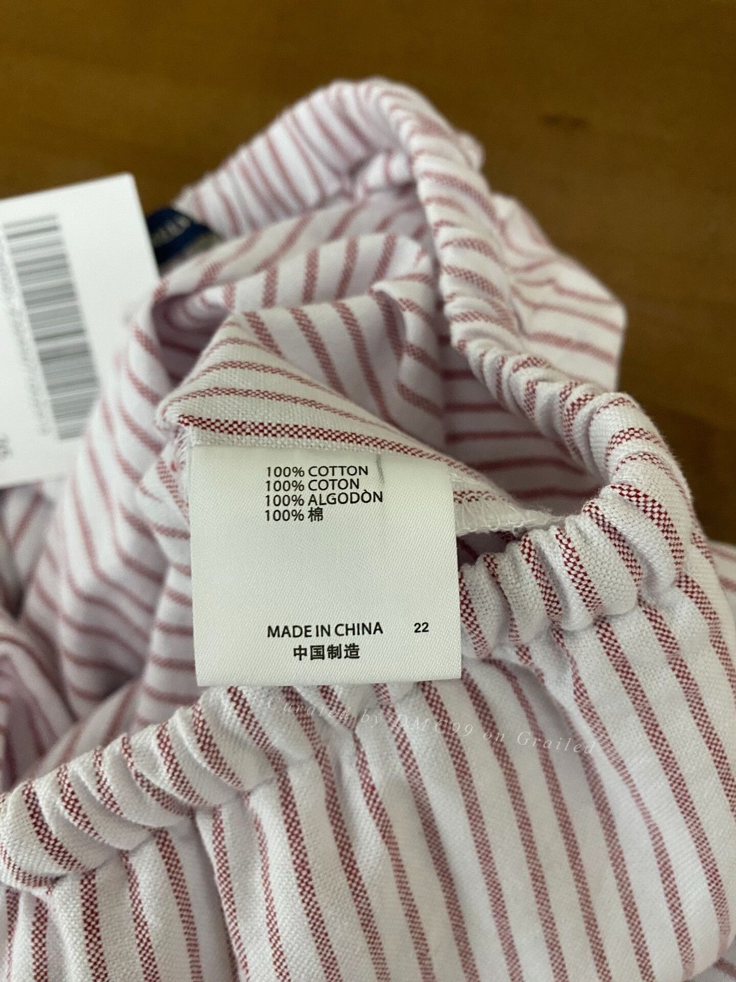 Brandy Melville Brandy Melville Red White Striped Pants Size 35" - 5 Thumbnail