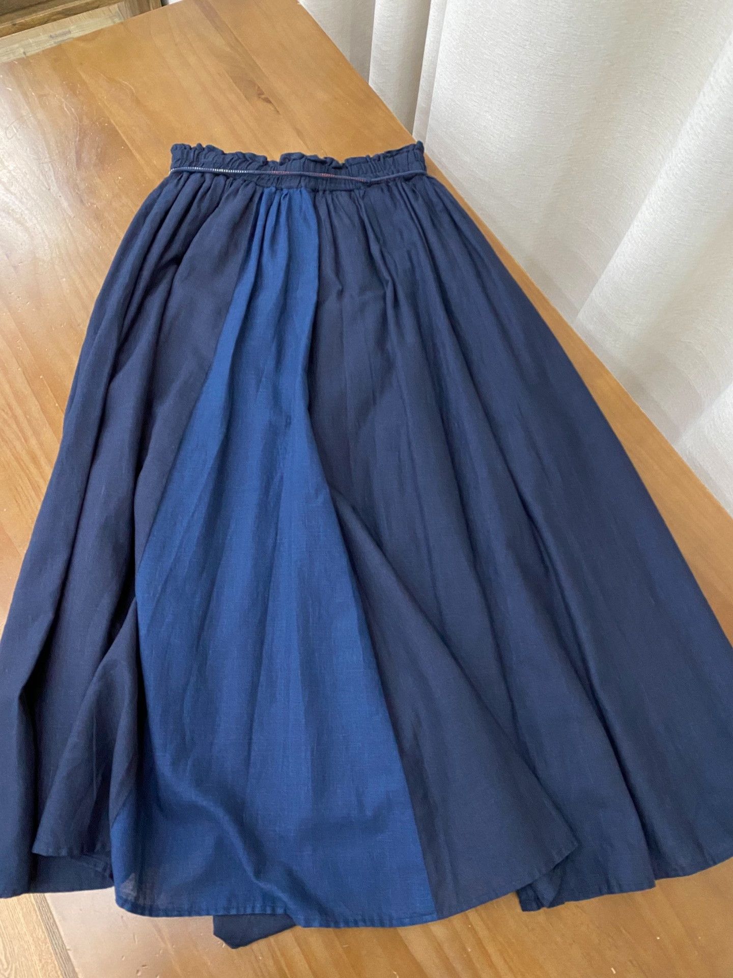 PPFM Pallas Palace Indigo Pleated Skirt Size 30" / US 8 / IT 44 - 3 Thumbnail