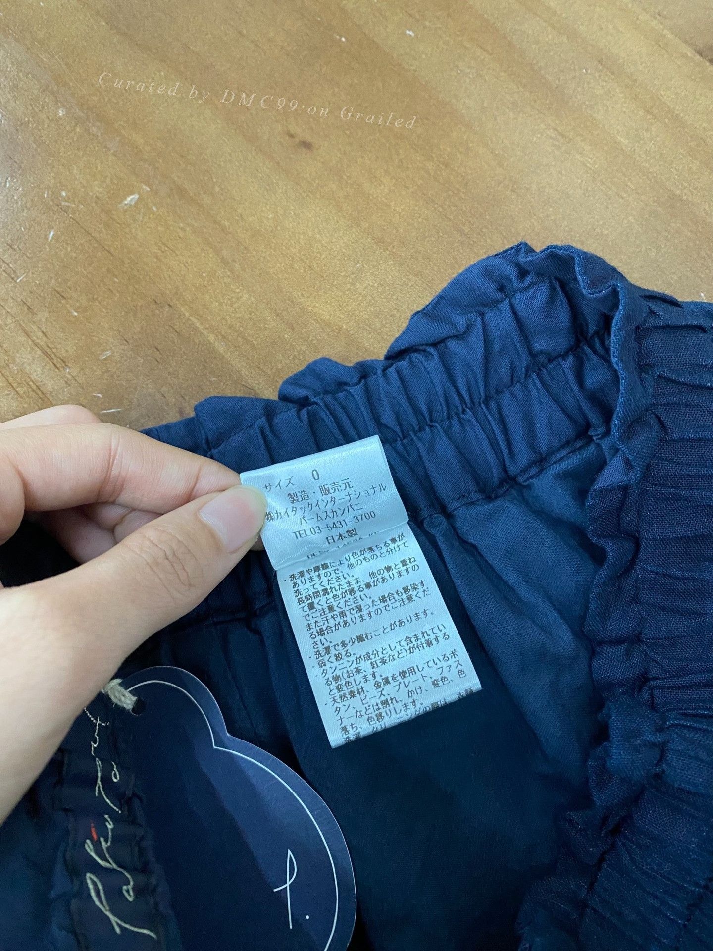 PPFM Pallas Palace Indigo Pleated Skirt Size 30" / US 8 / IT 44 - 5 Thumbnail