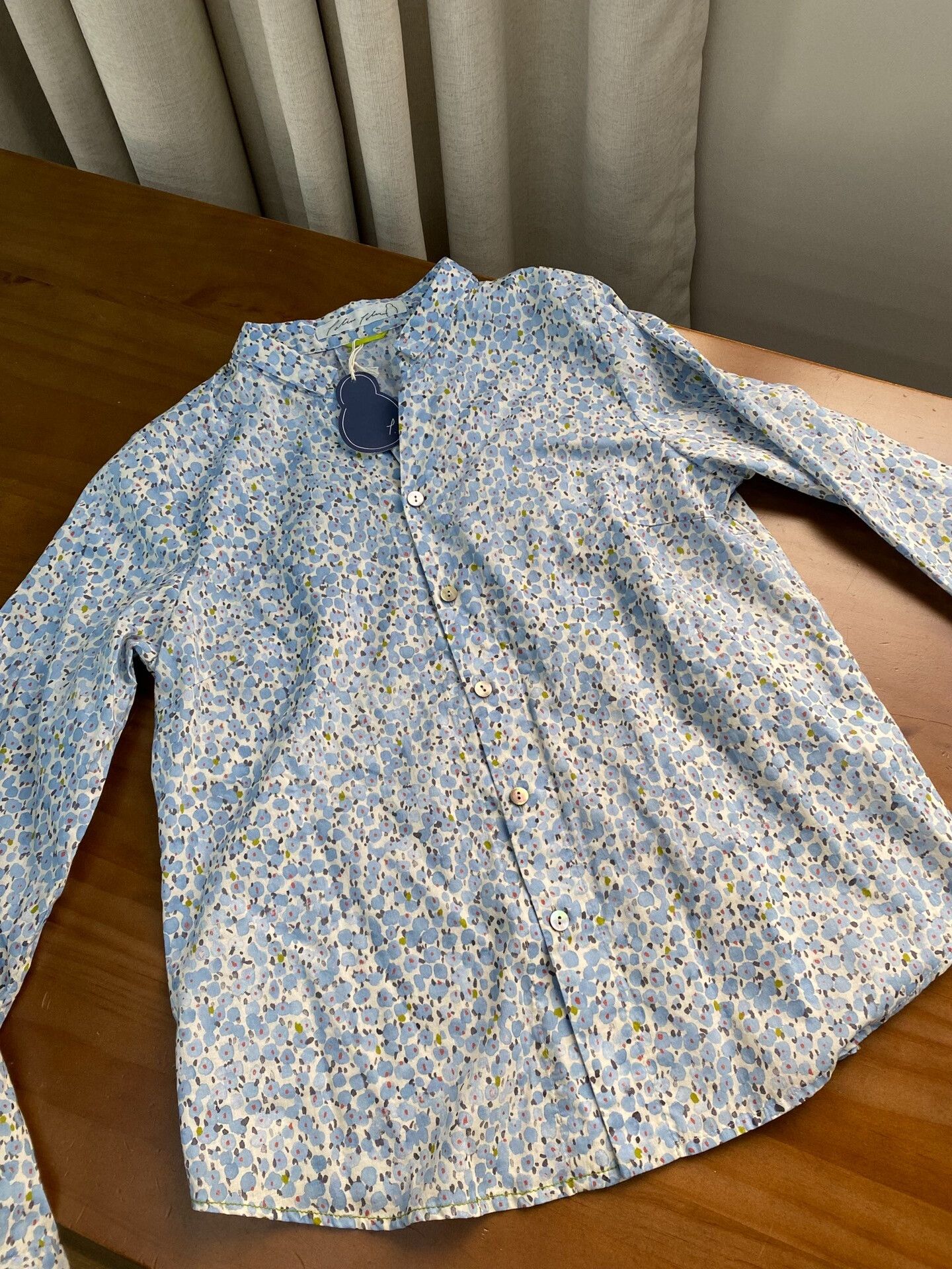 Palace Pallas Palace Blue Printed Shirt Size L / US 10 / IT 46 - 2 Thumbnail