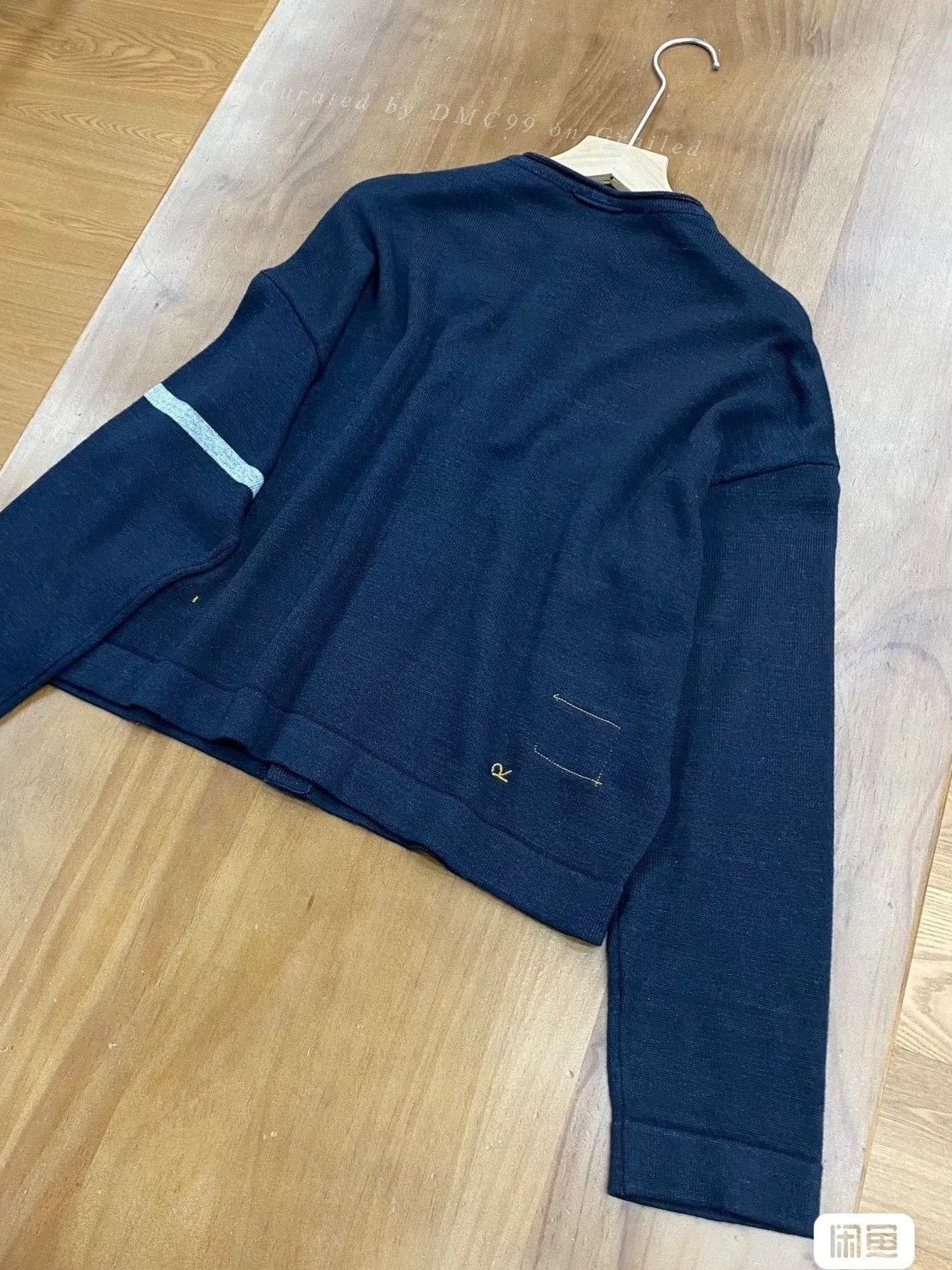 45rpm 45R Indigo Cotton Tight Knit Cardigan Size US M / EU 48-50 / 2 - 5 Thumbnail