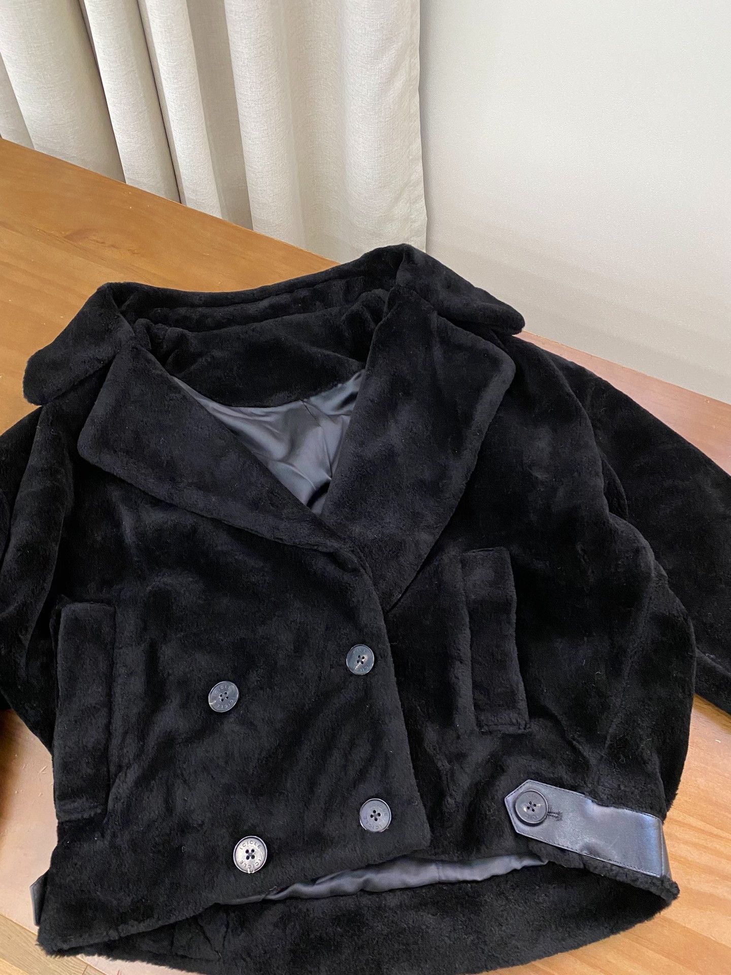 Other Icicle Sheep Shearing Black Coat Size M / US 6-8 / IT 42-44 - 3 Thumbnail