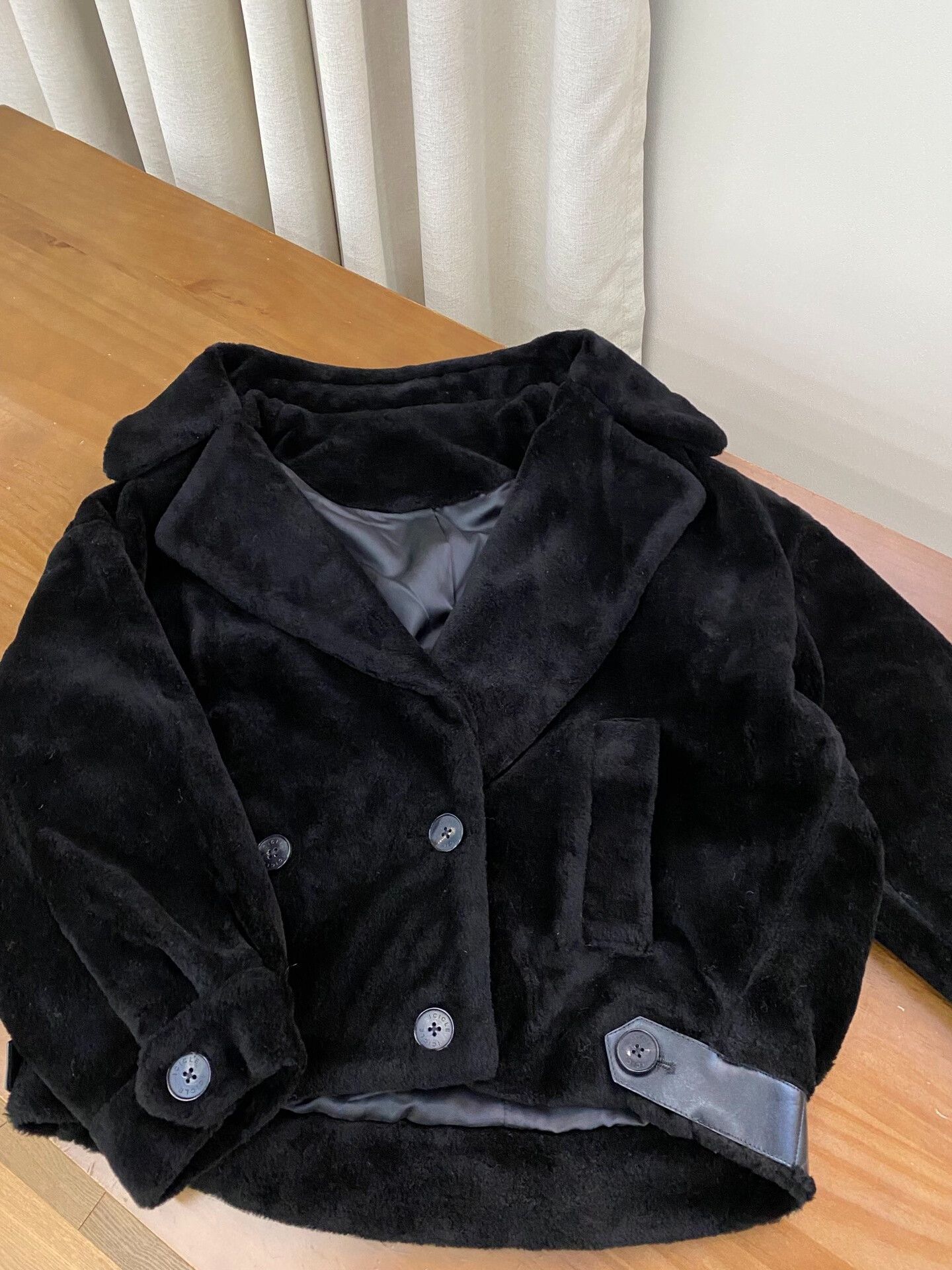 Other Icicle Sheep Shearing Black Coat Size M / US 6-8 / IT 42-44 - 2 Thumbnail