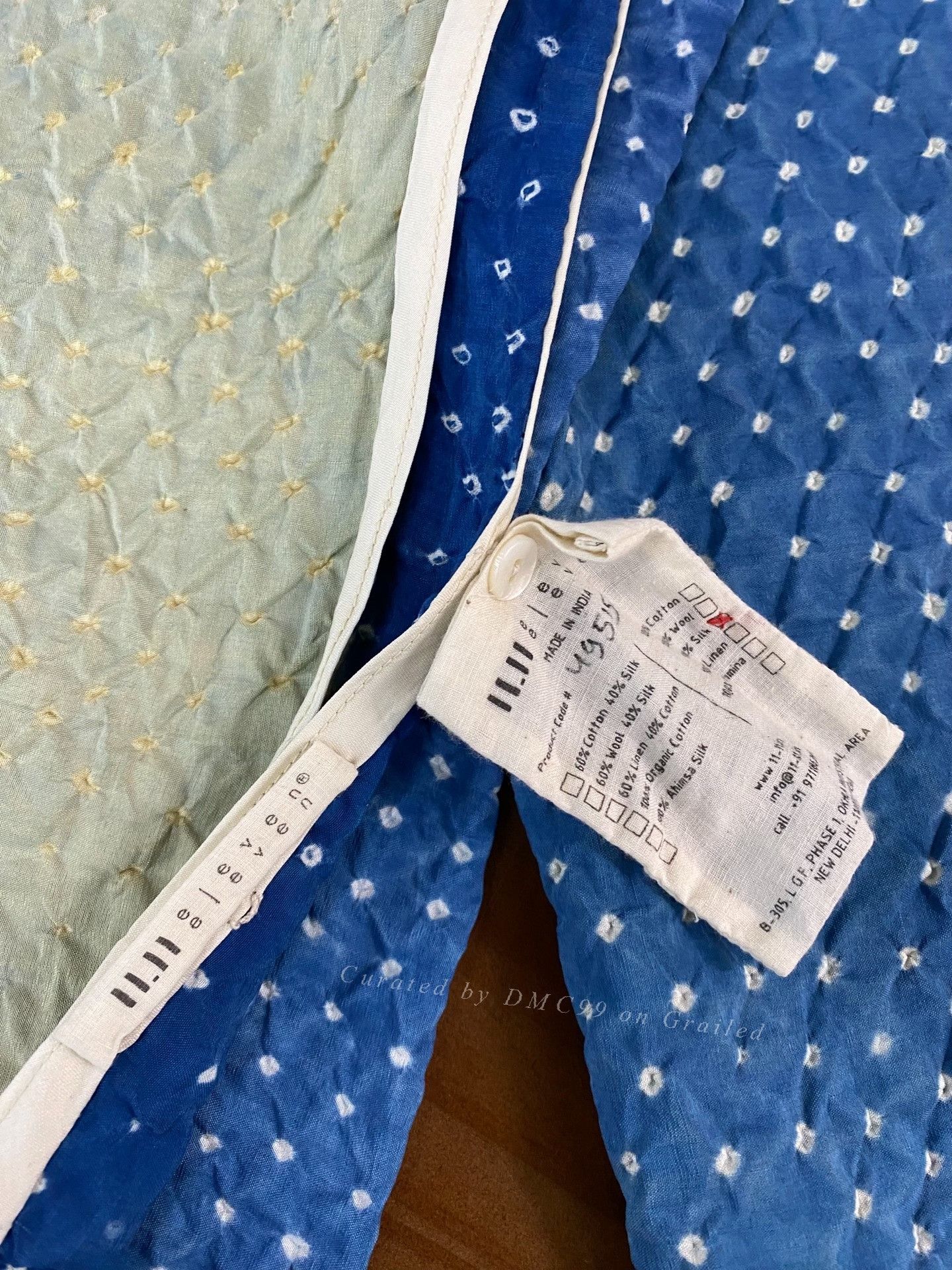 Other Indian Silk Bubble Pattern Square Scarf Size ONE SIZE - 2 Thumbnail