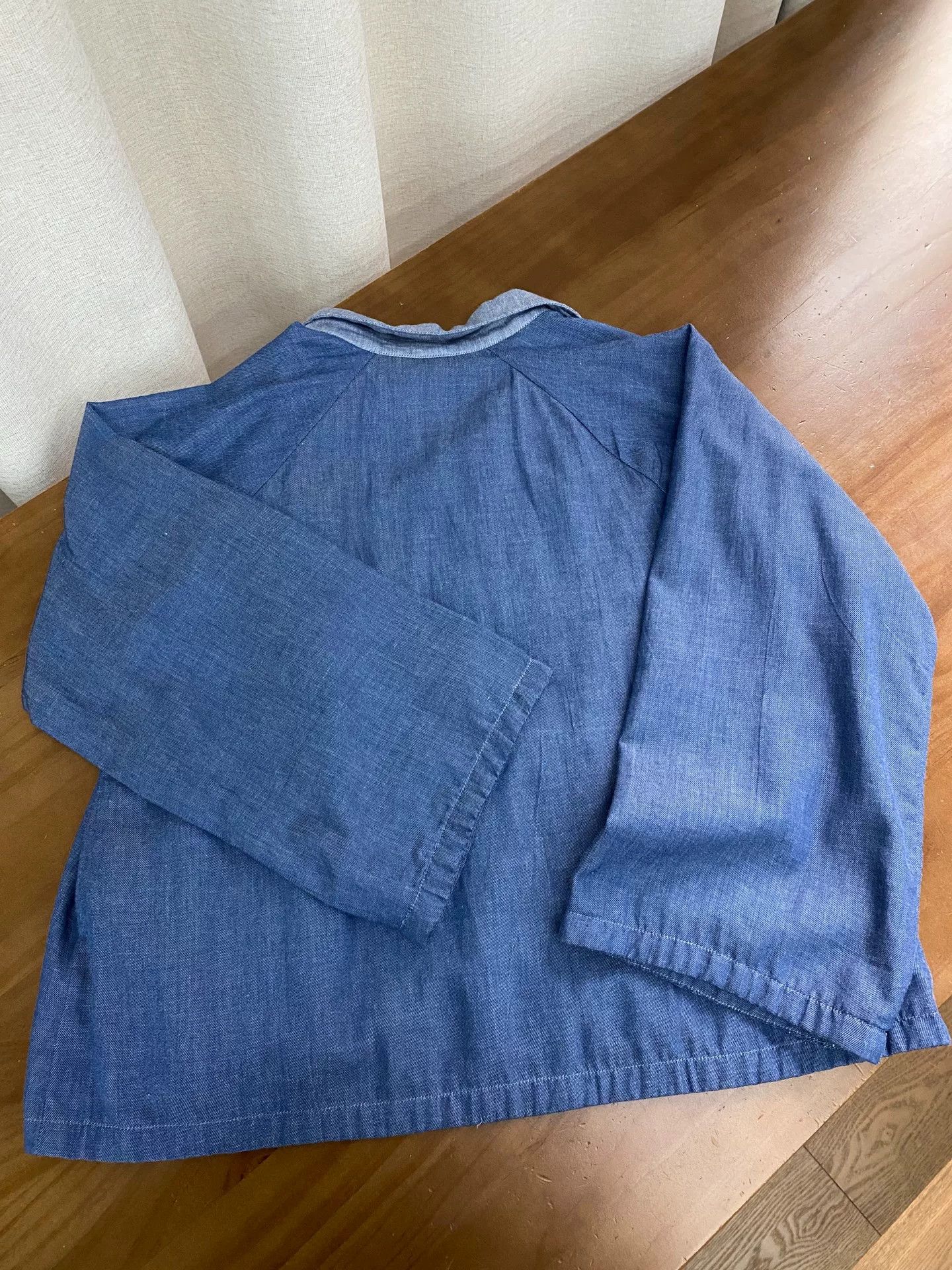COTTONCITIZEN Cottons Blue Cotton Coat Size S / US 4 / IT 40 - 2 Thumbnail