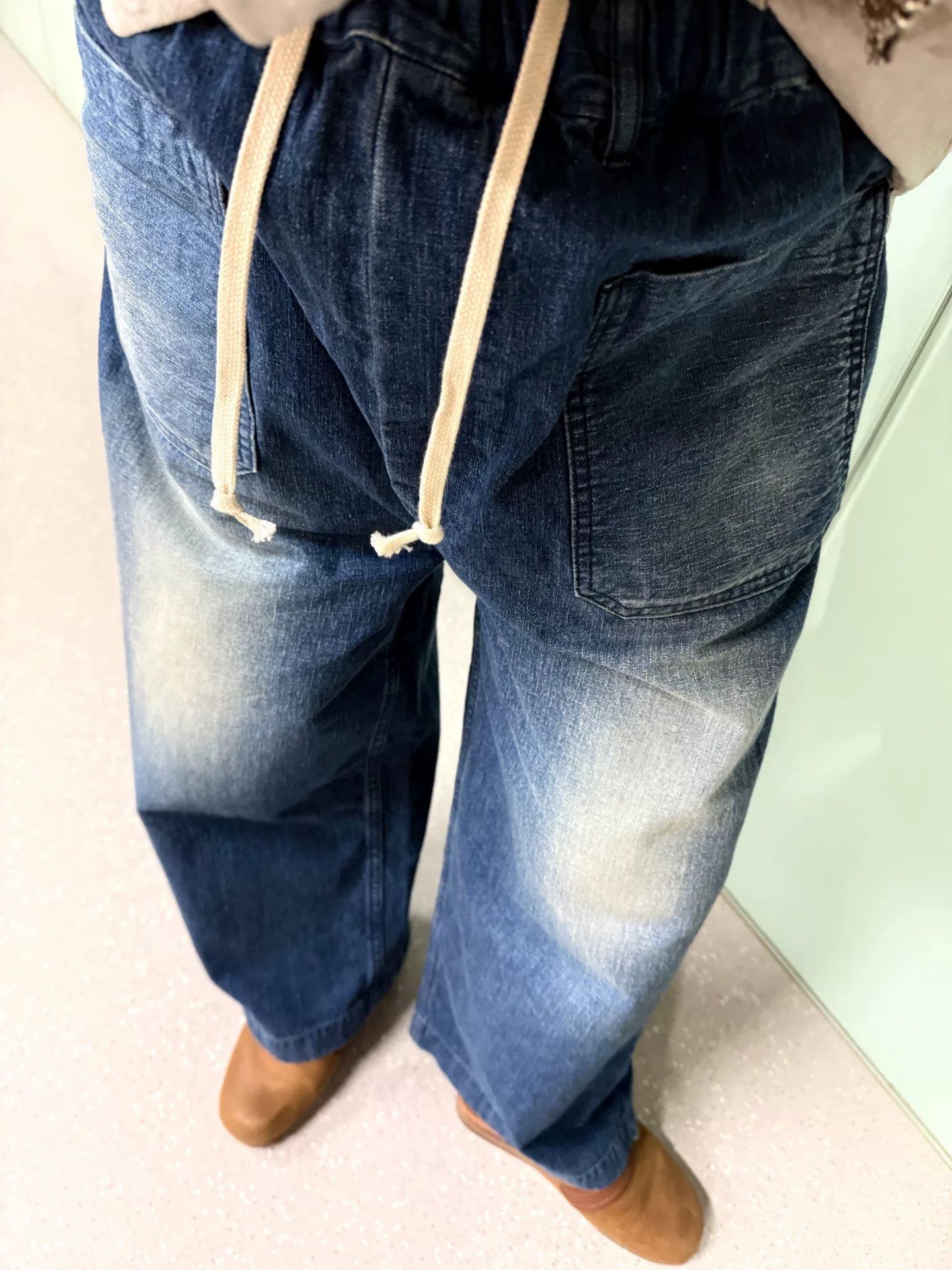HARE HARI EASY SAILOR LOOSE JEANS Size 22" - 3 Thumbnail