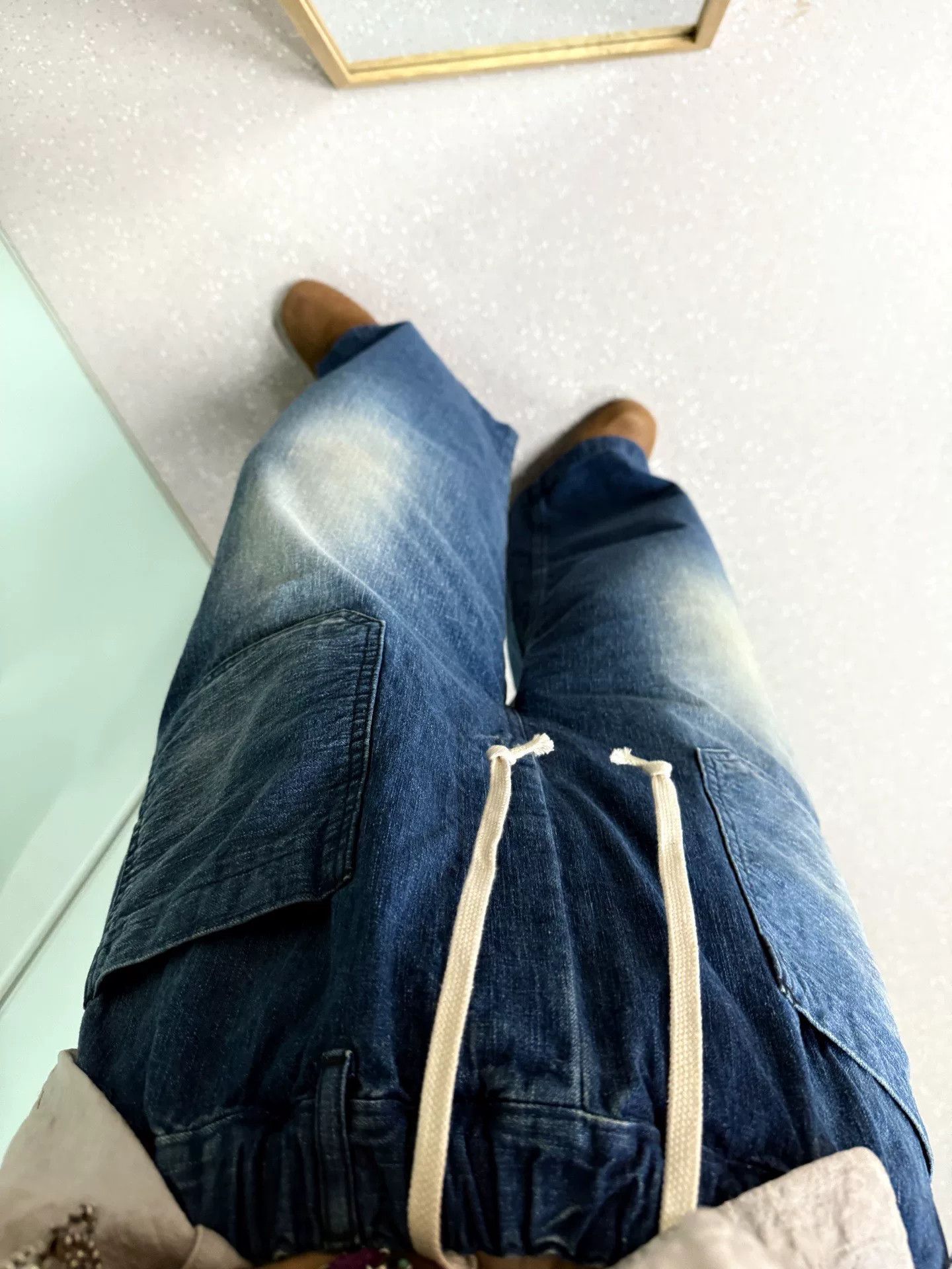 HARE HARI EASY SAILOR LOOSE JEANS Size 22" - 4 Thumbnail
