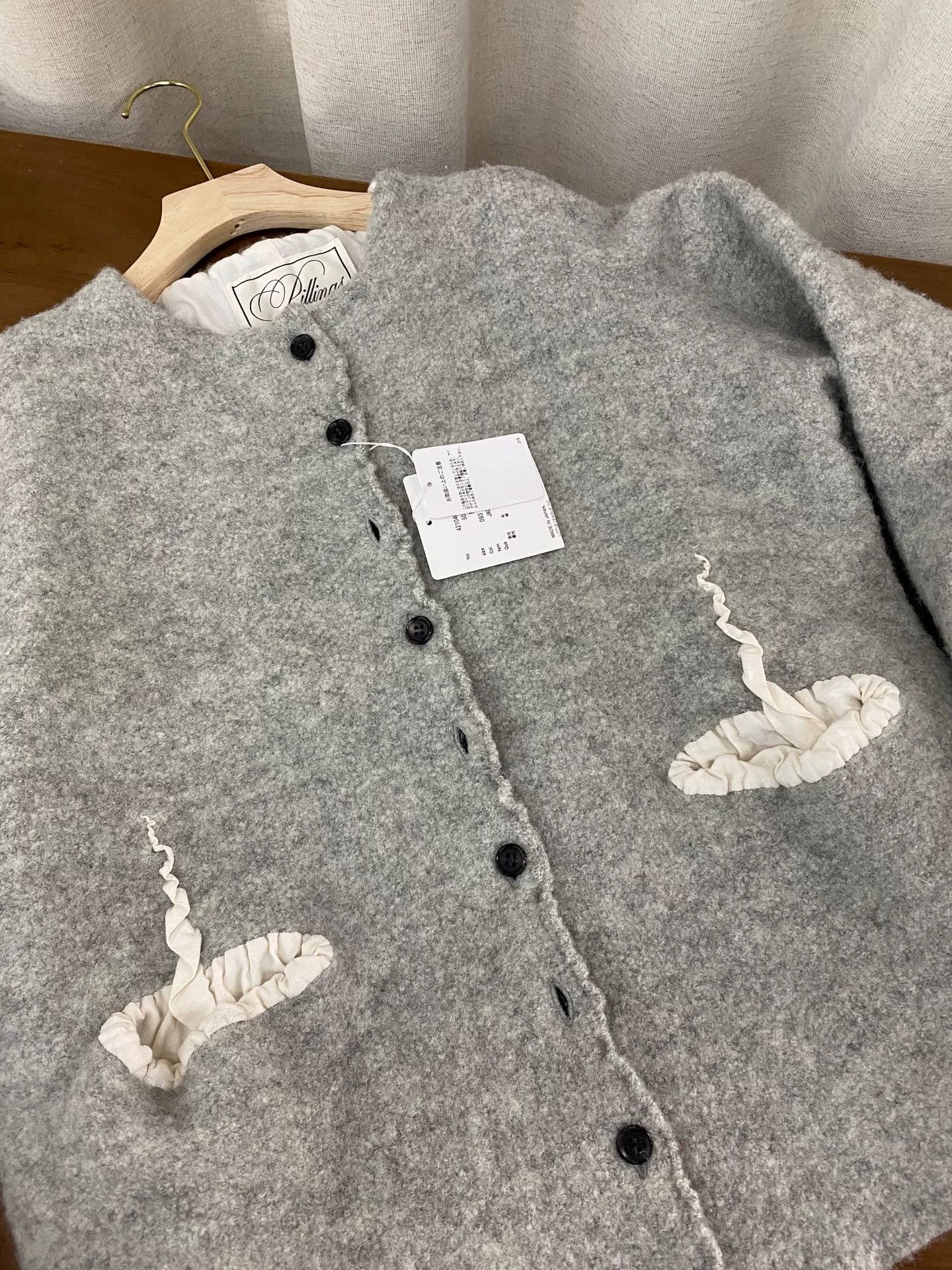 Other Pillings Knitted Wool Lace Coat Size M / US 6-8 / IT 42-44 - 8 Thumbnail