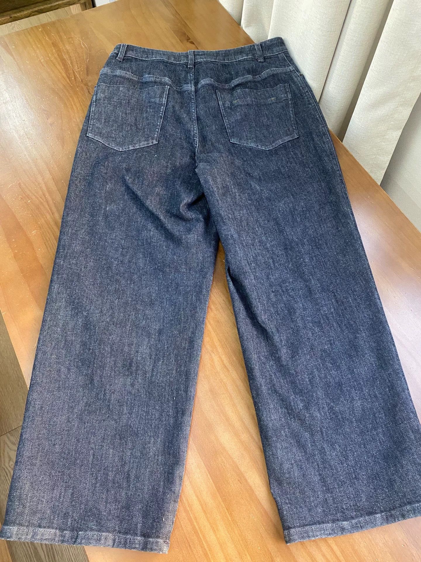 Other Suran Pure Cotton Denim Straight Pants Size 26" / US 2 / IT 38 - 2 Thumbnail