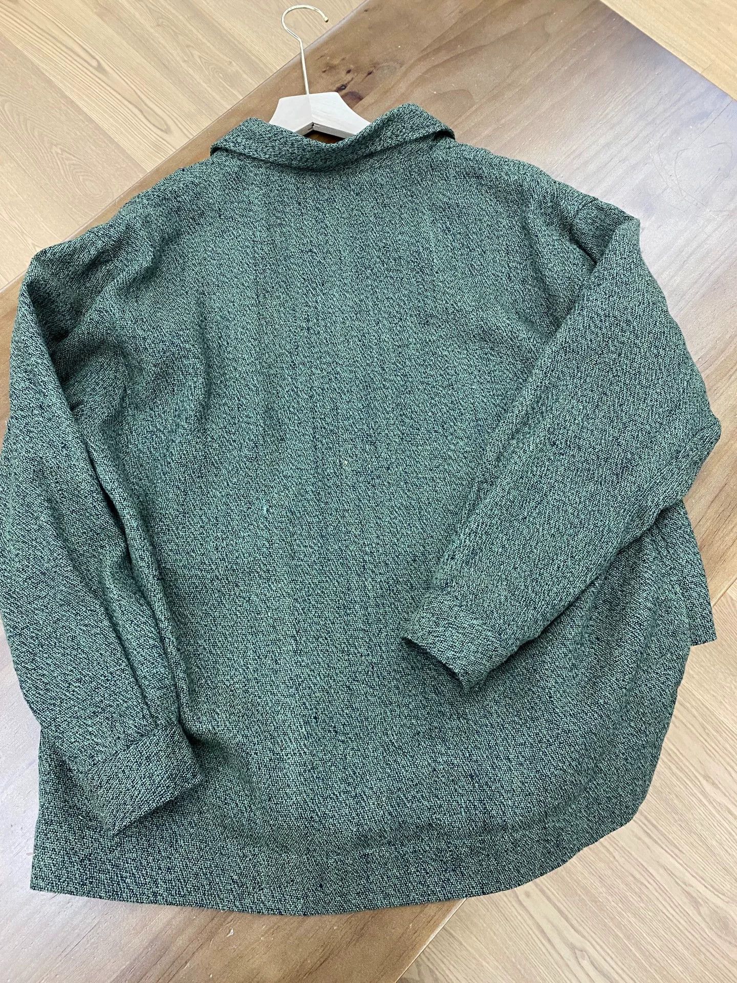 Other Tussah Silk Retro Collar Double-Layer Coat Size US M / EU 48-50 / 2 - 2 Thumbnail