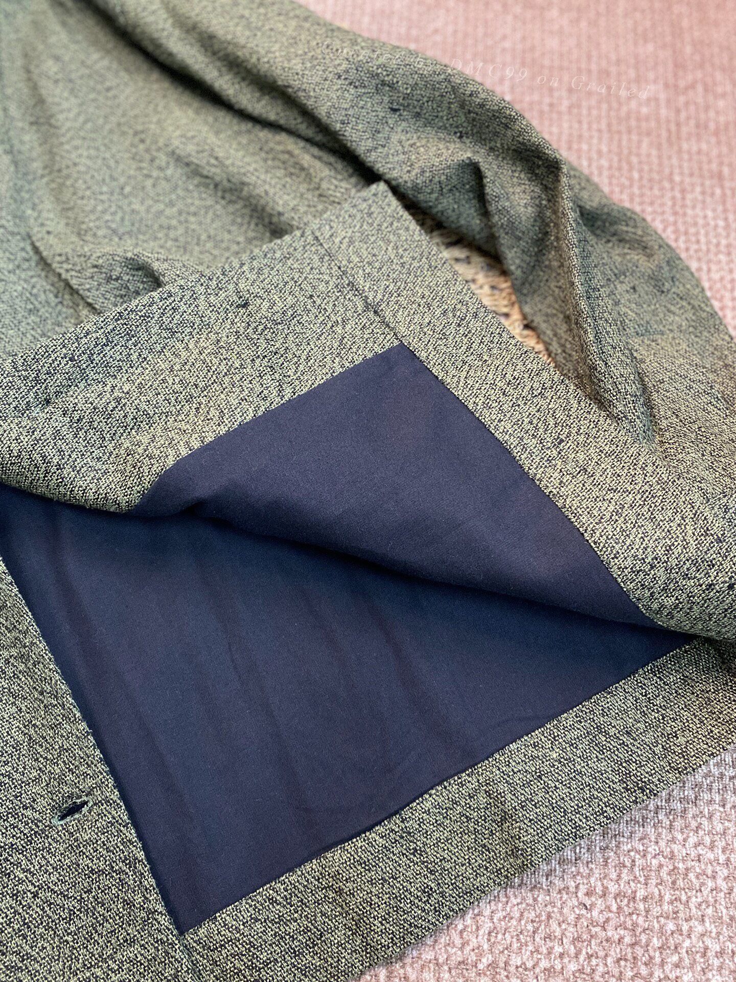 Other Tussah Silk Retro Collar Double-Layer Coat Size US M / EU 48-50 / 2 - 5 Thumbnail