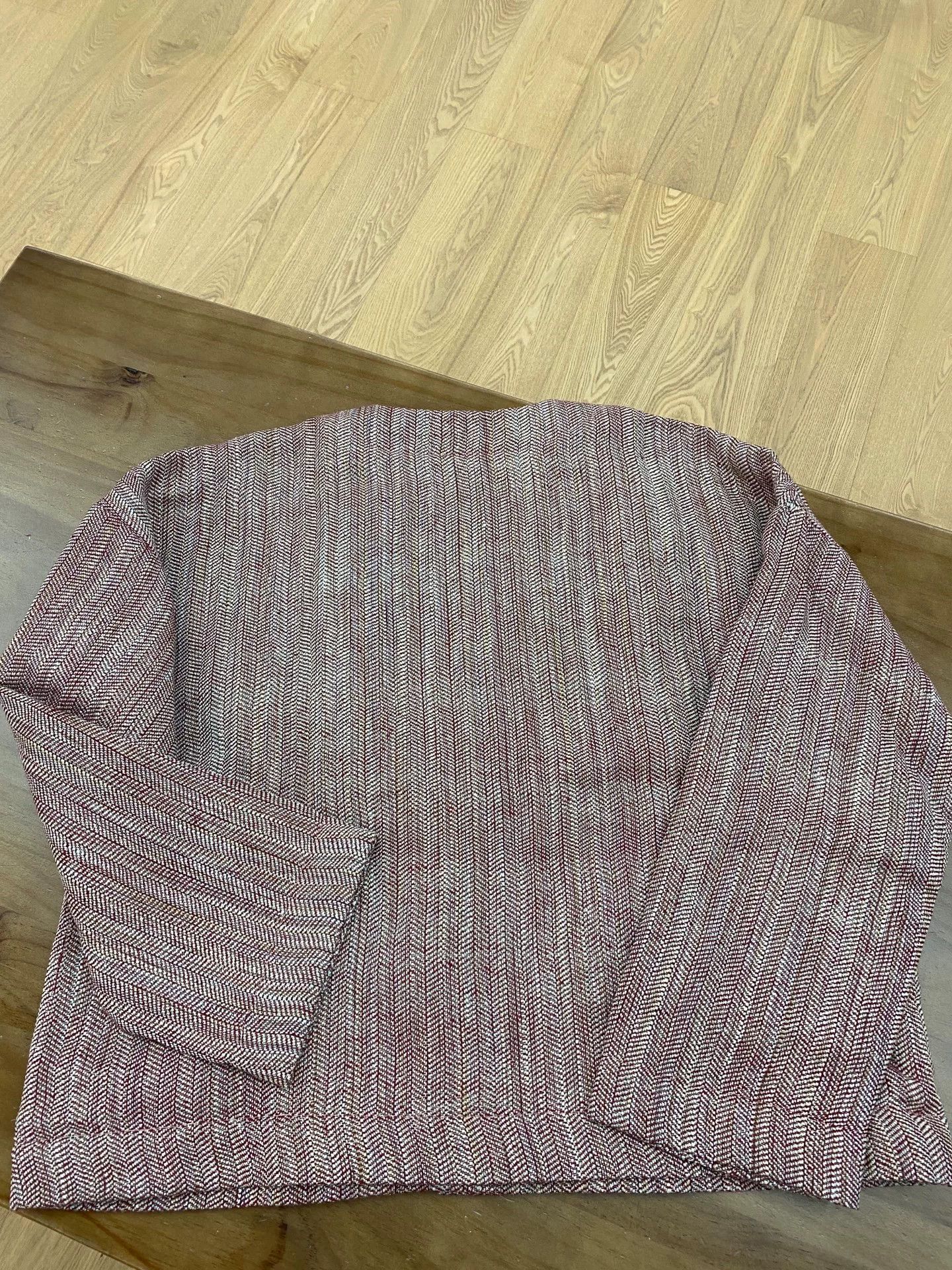 Other Tussah Silk Vintage Round Neck Coat Size M / US 6-8 / IT 42-44 - 4 Thumbnail