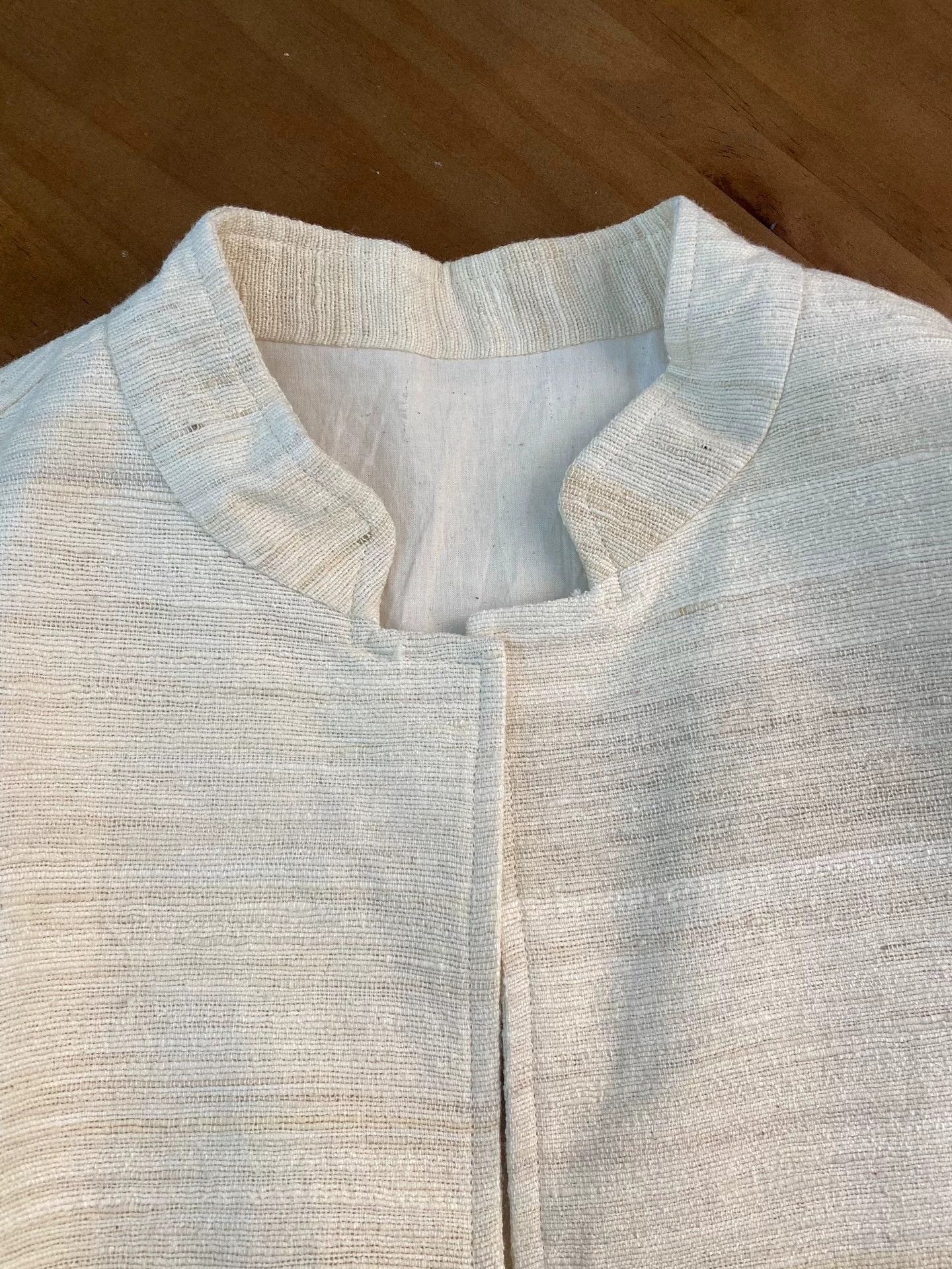 Other Simple Tussah Silk Stand Collar Jacket Size US M / EU 48-50 / 2 - 3 Thumbnail