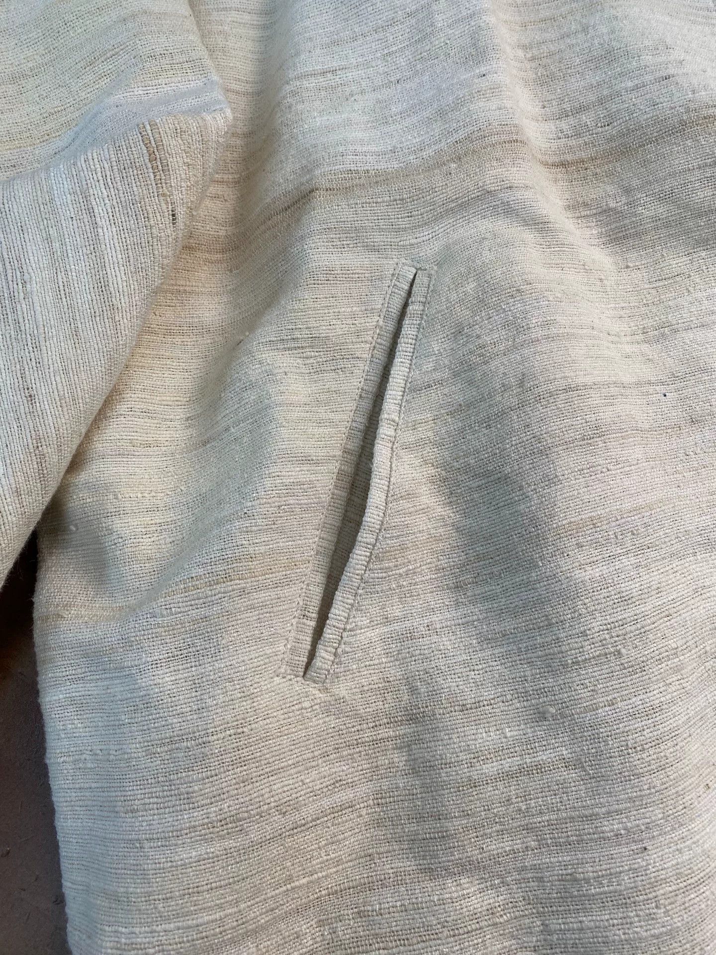 Other Simple Tussah Silk Stand Collar Jacket Size US M / EU 48-50 / 2 - 4 Thumbnail