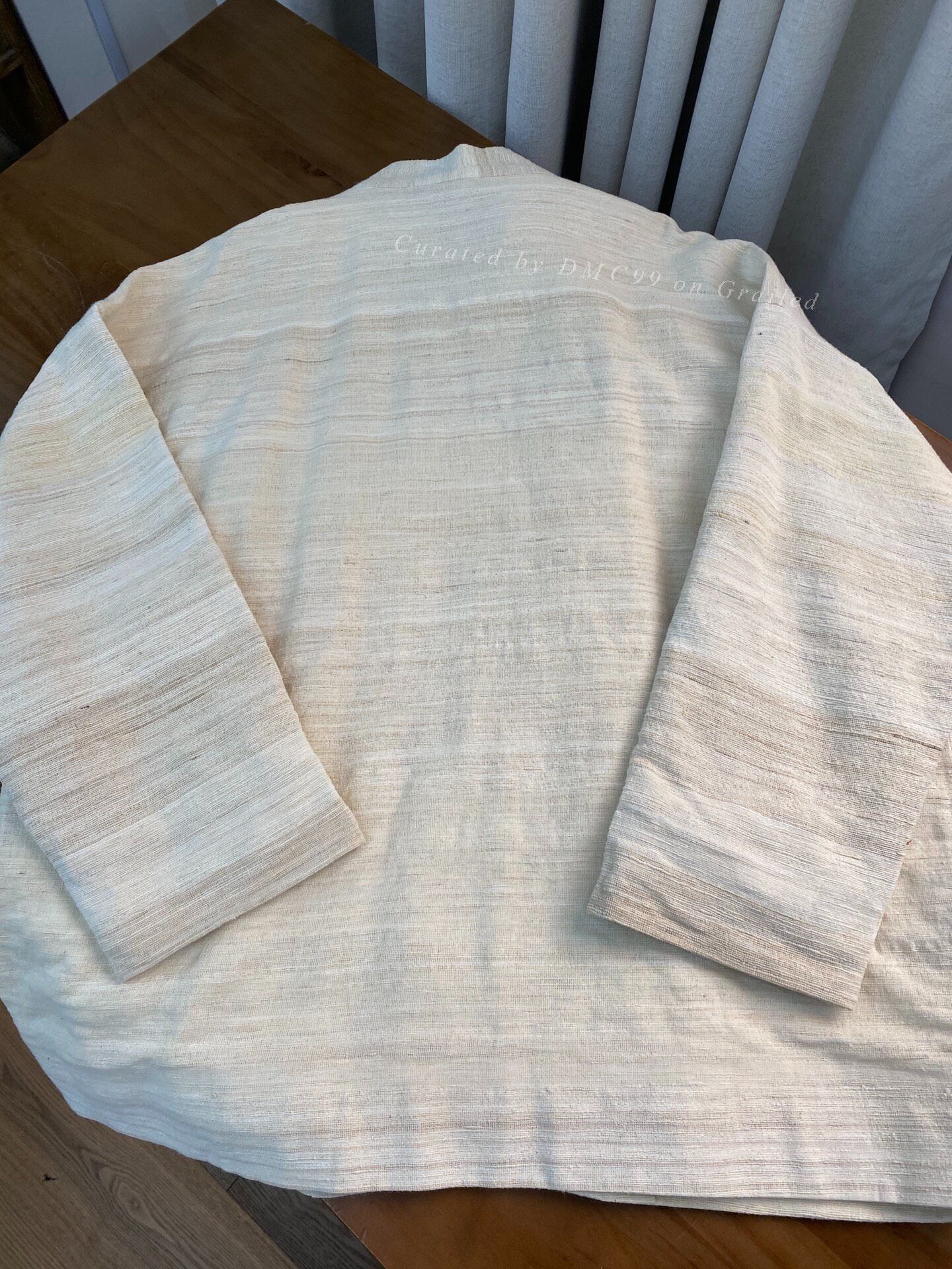 Other Simple Tussah Silk Stand Collar Jacket Size US M / EU 48-50 / 2 - 2 Thumbnail