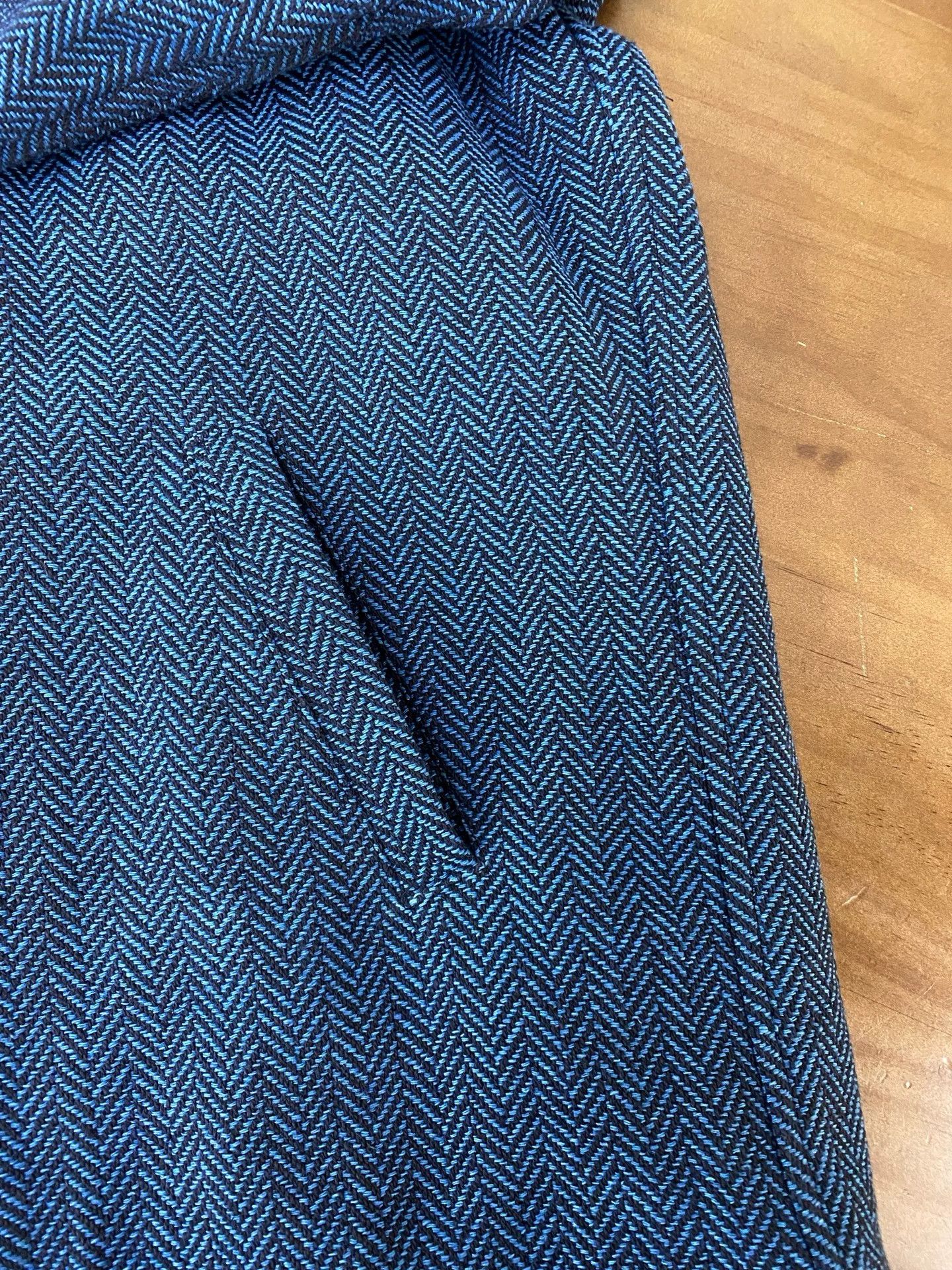 Other New Chinese Indigo Dyed Tussah Coat Size M / US 6-8 / IT 42-44 - 2 Thumbnail