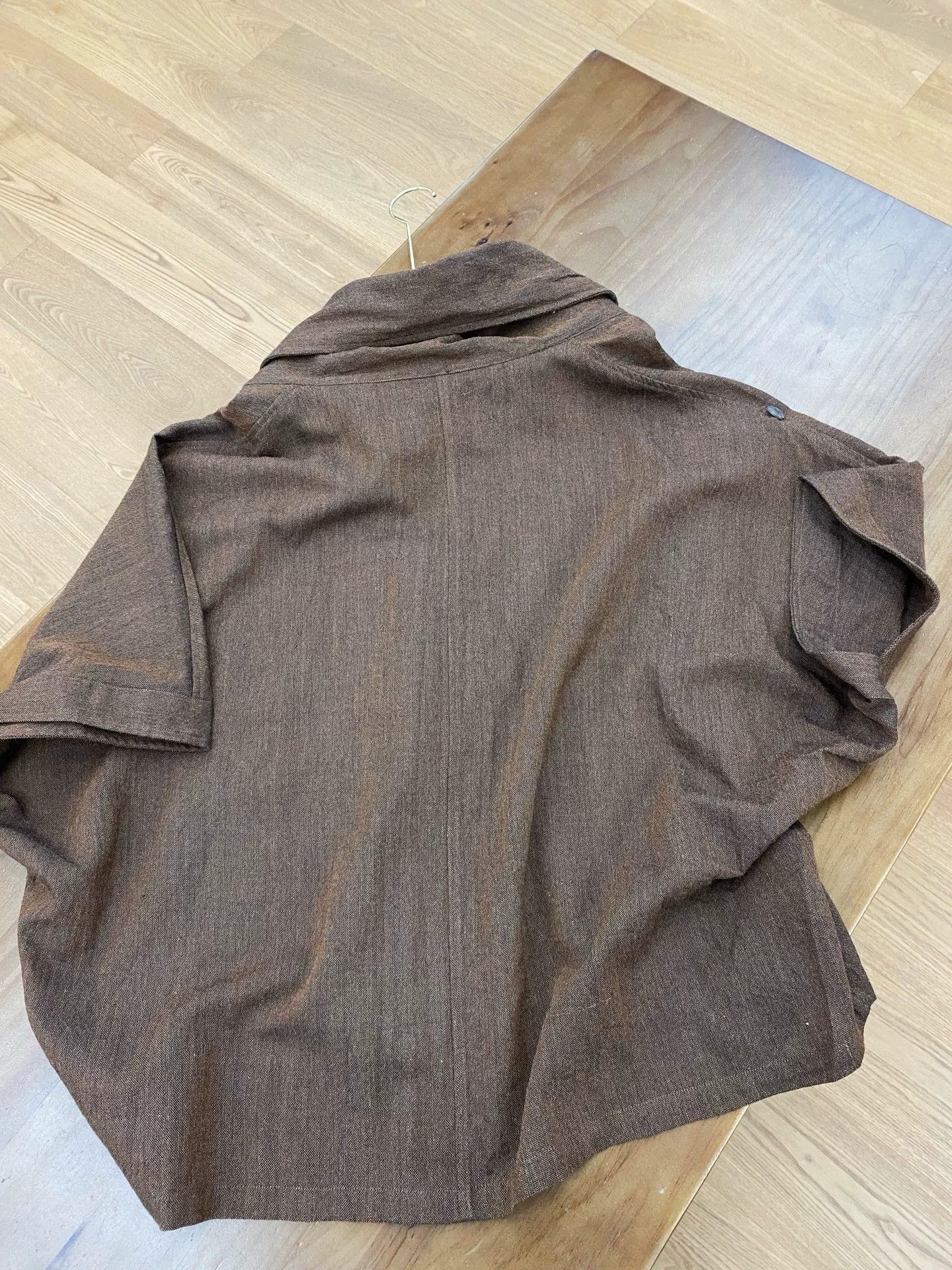 Other Tussah Silk New Chinese Collar Jacket Size M / US 6-8 / IT 42-44 - 2 Thumbnail