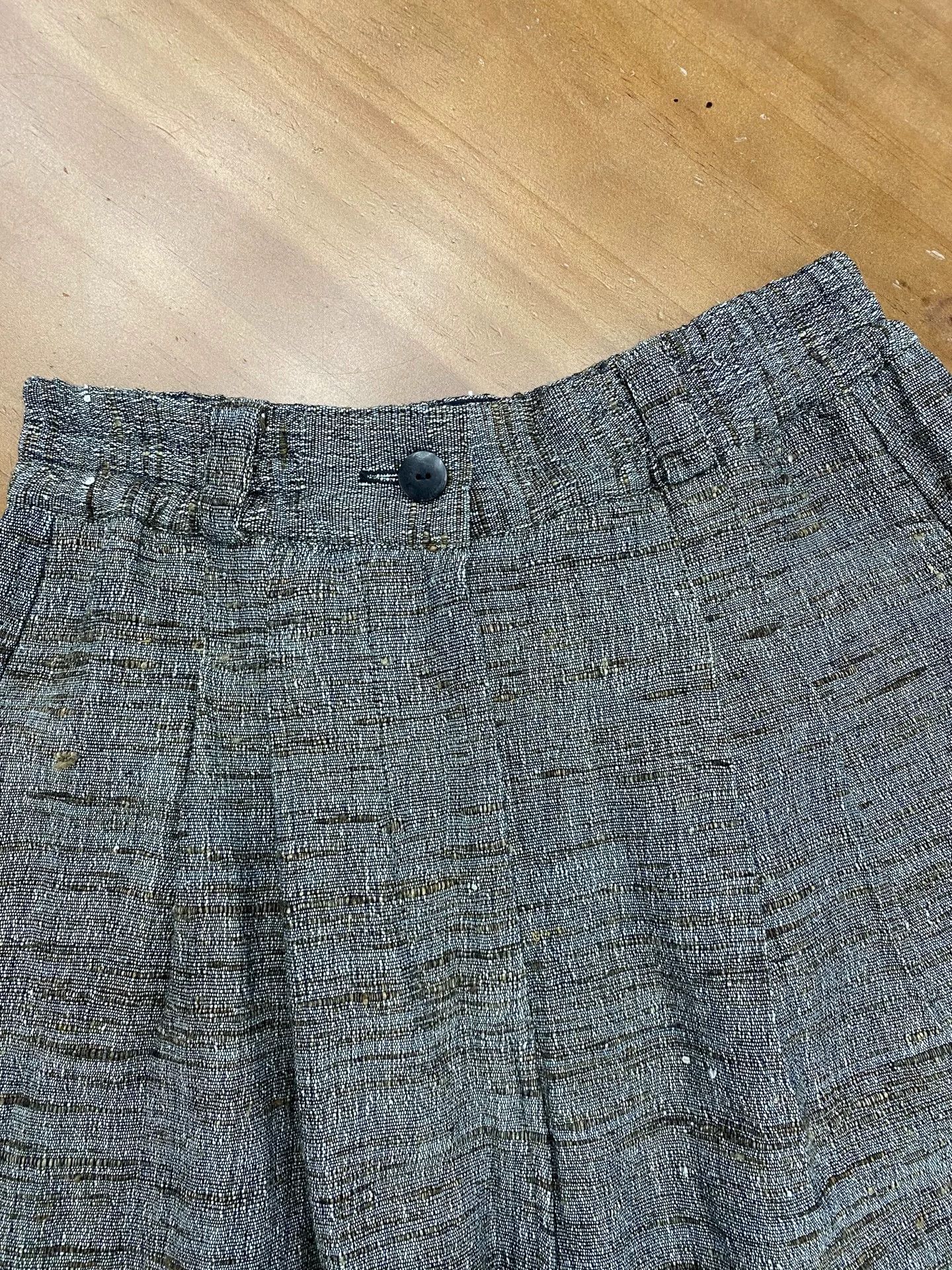 Other Tussah Silk Retro Texture Wide-Leg Pants Size 26" / US 2 / IT 38 - 4 Thumbnail