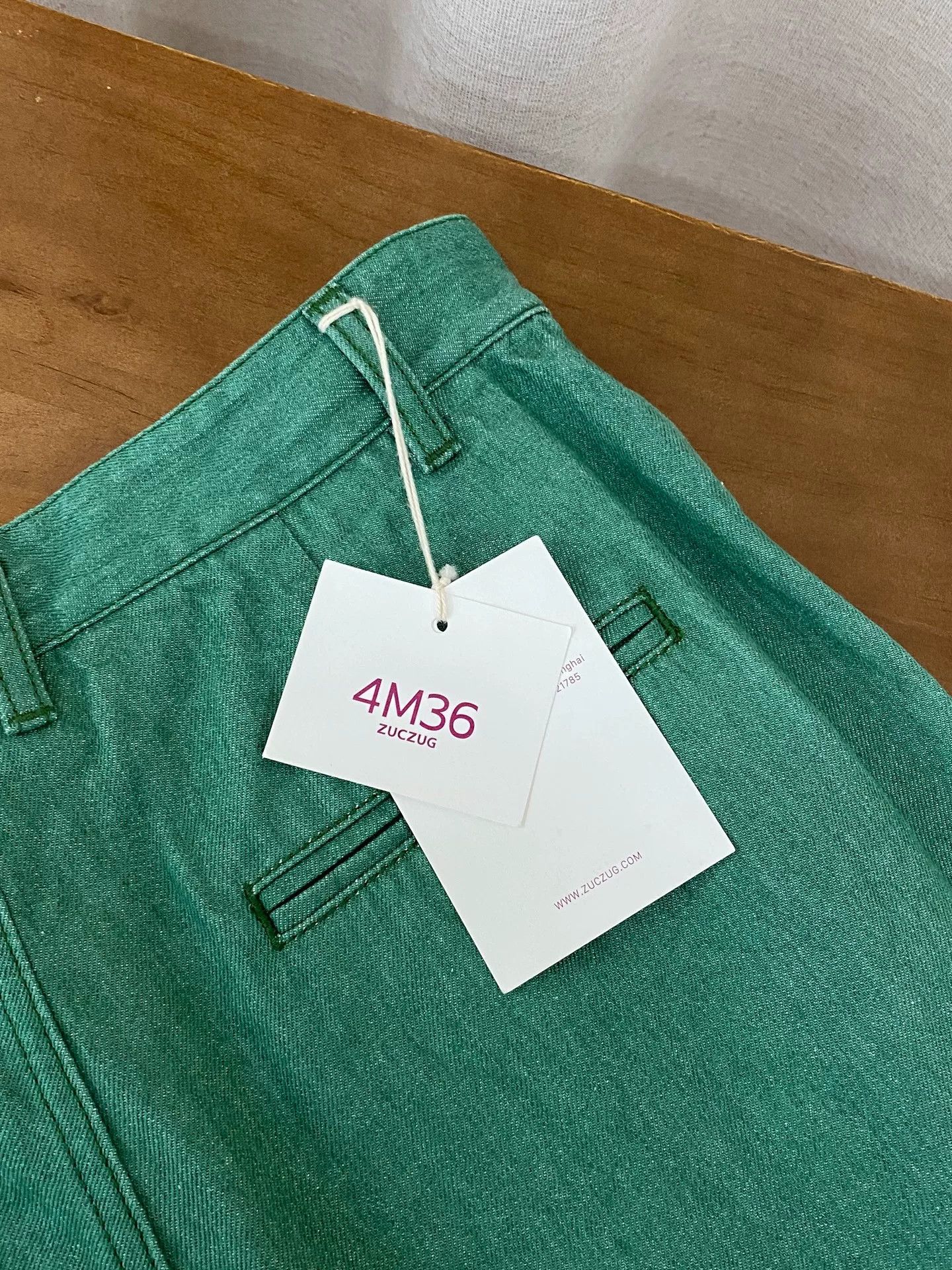 Other Zuczug Colored Twill Wide-Leg Pants Size 28" / US 6 / IT 42 - 6 Thumbnail