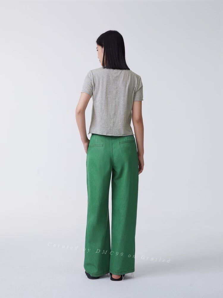 Other Zuczug Colored Twill Wide-Leg Pants Size 28" / US 6 / IT 42 - 9 Thumbnail