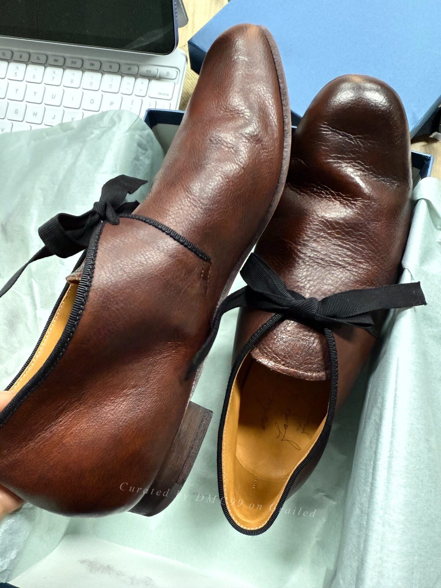 Other Japanese Handmade Brown Leather Shoes Size US 7 / EU 40 - 6 Thumbnail