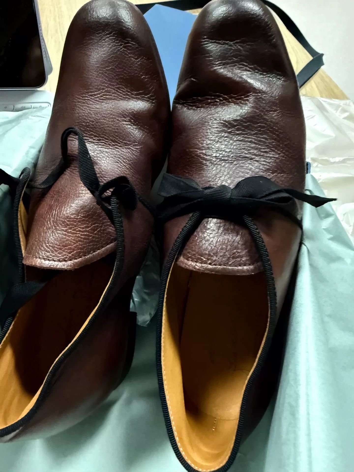Other Japanese Handmade Brown Leather Shoes Size US 7 / EU 40 - 3 Thumbnail