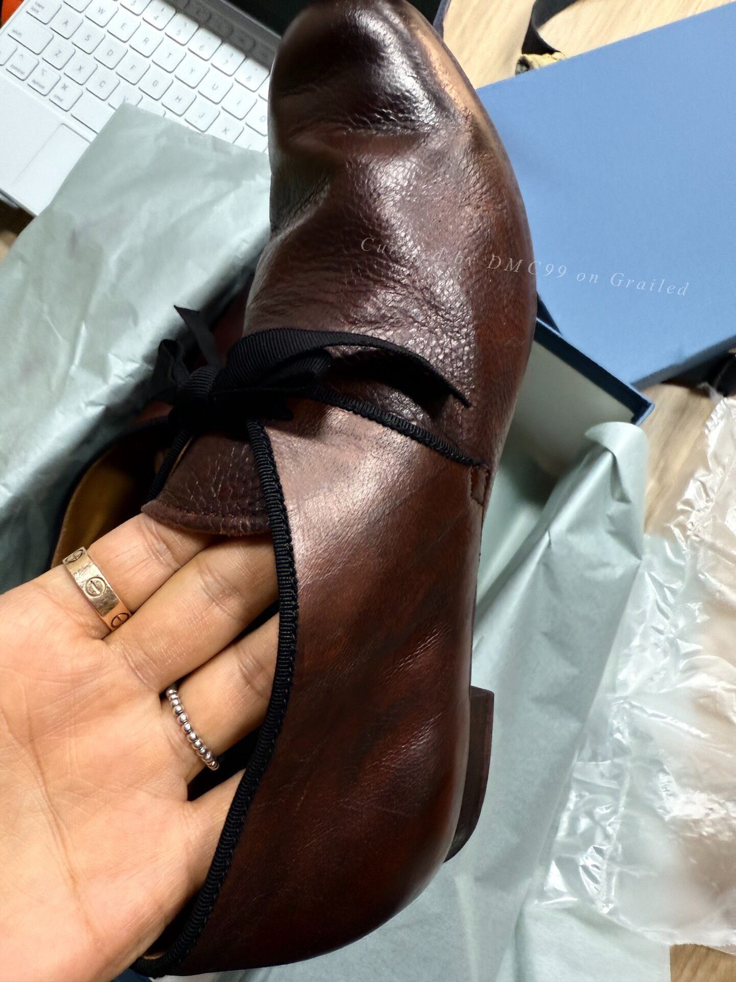 Other Japanese Handmade Brown Leather Shoes Size US 7 / EU 40 - 5 Thumbnail