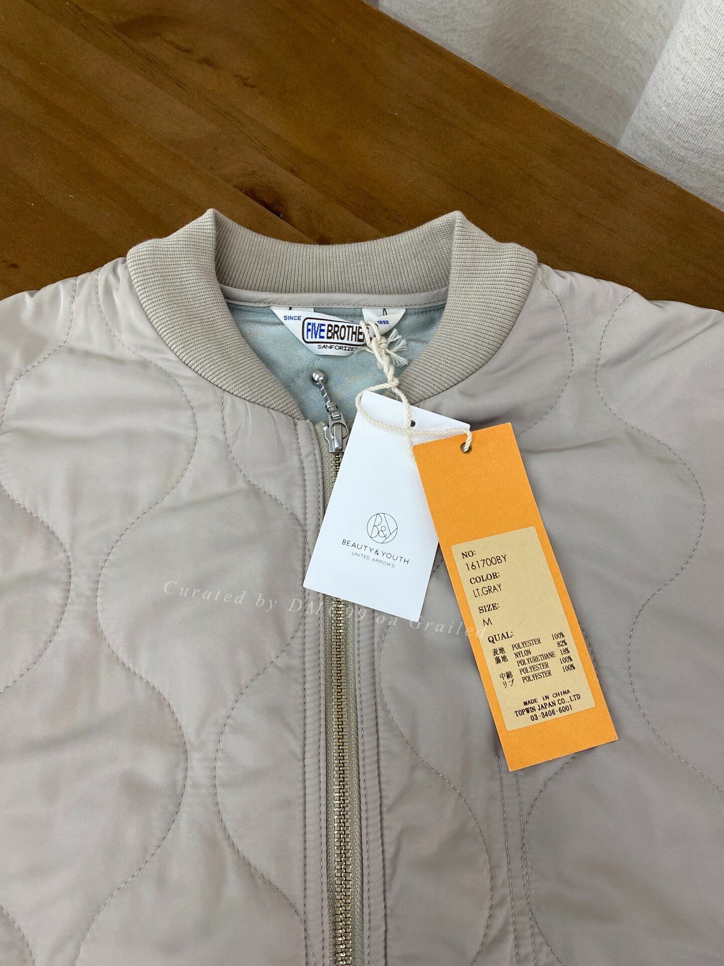FiveBrother FIVE BROTHER Light Cotton Puffer Size US M / EU 48-50 / 2 - 4 Thumbnail