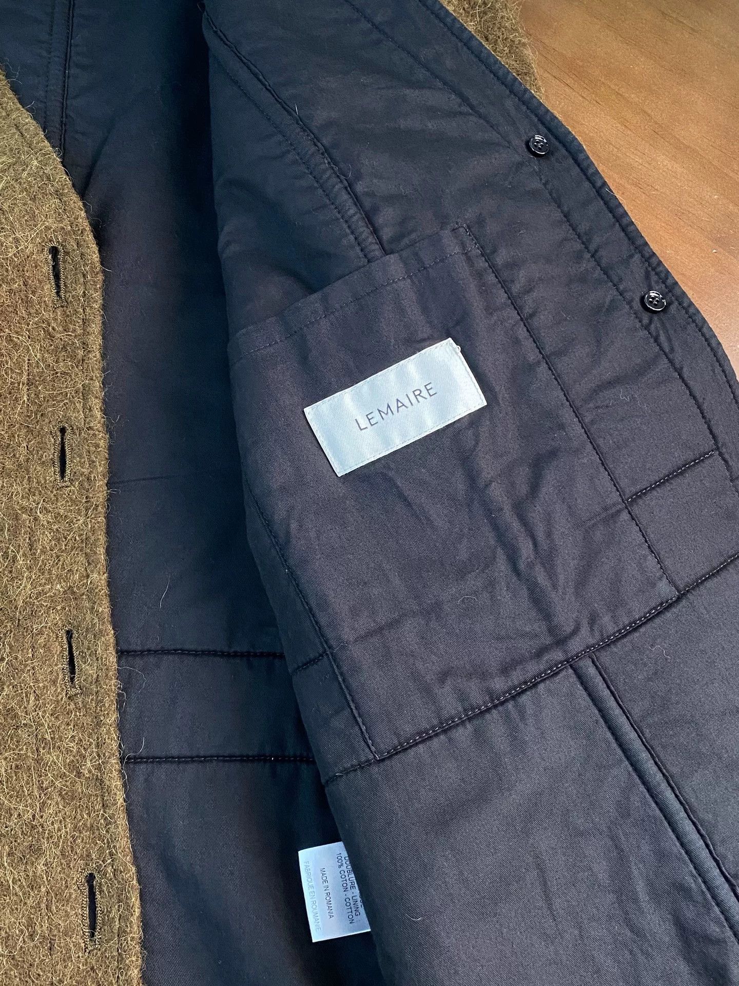 Lemaire LEMAIRE Wool Coat 40 Size US XXS / EU 40 - 6 Thumbnail