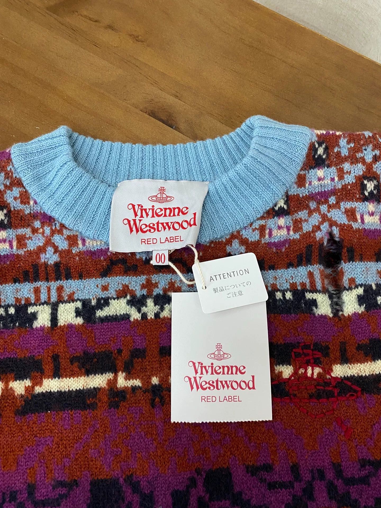 Vivienne Westwood Vivienne Westwood Fair Isle Knit Sweater Size M / US 6-8 / IT 42-44 - 3 Thumbnail