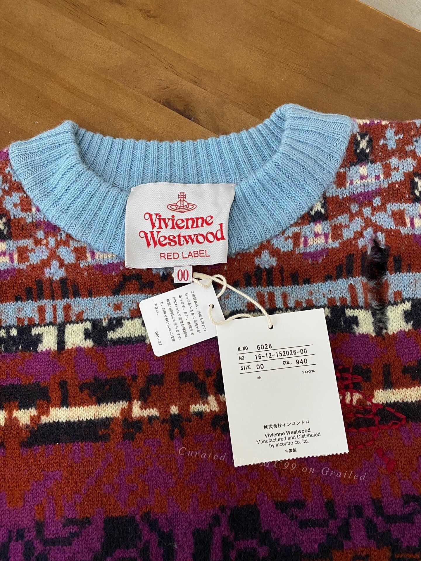 Vivienne Westwood Vivienne Westwood Fair Isle Knit Sweater Size M / US 6-8 / IT 42-44 - 4 Thumbnail
