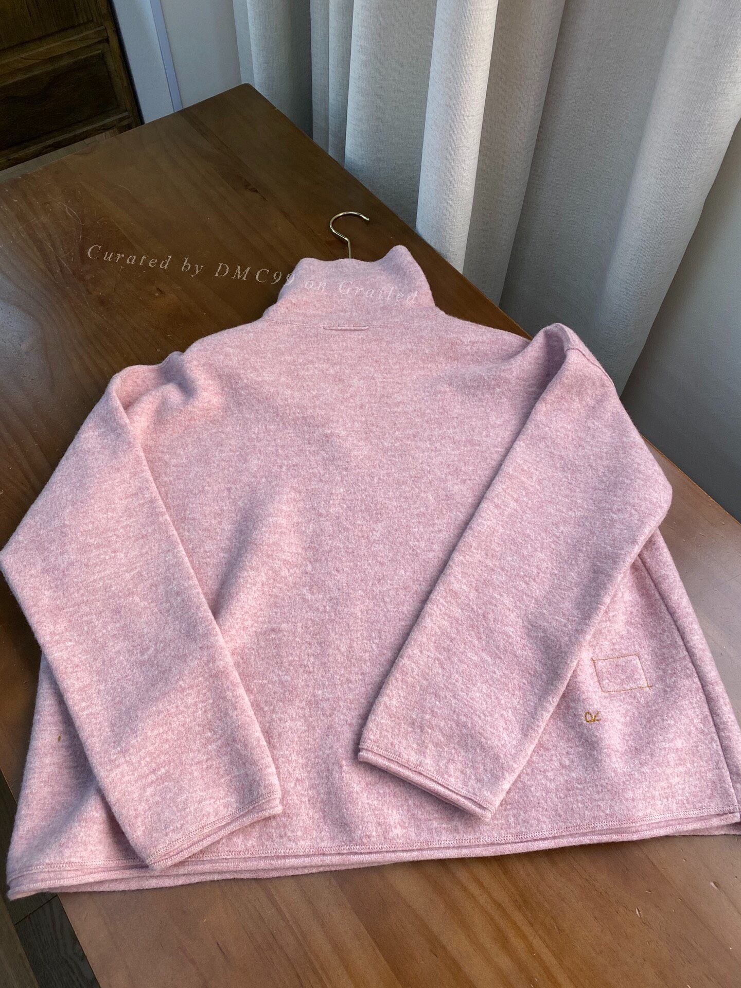 45rpm 45R Pink Knit Turtleneck Sweater Size M / US 6-8 / IT 42-44 - 2 Thumbnail
