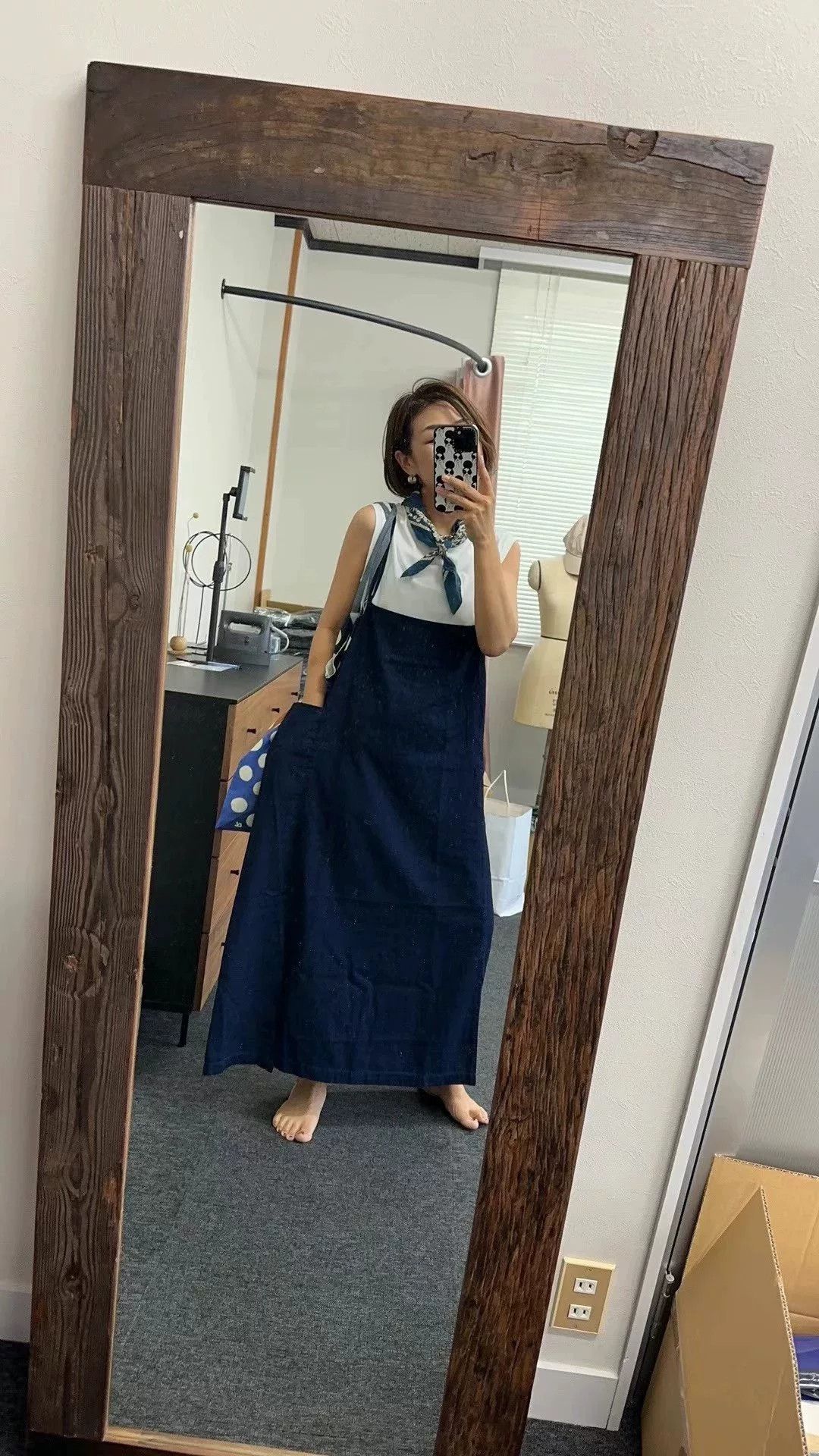 Other DMG Japanese Casual Indigo Dress Size M / US 6-8 / IT 42-44 - 9 Thumbnail