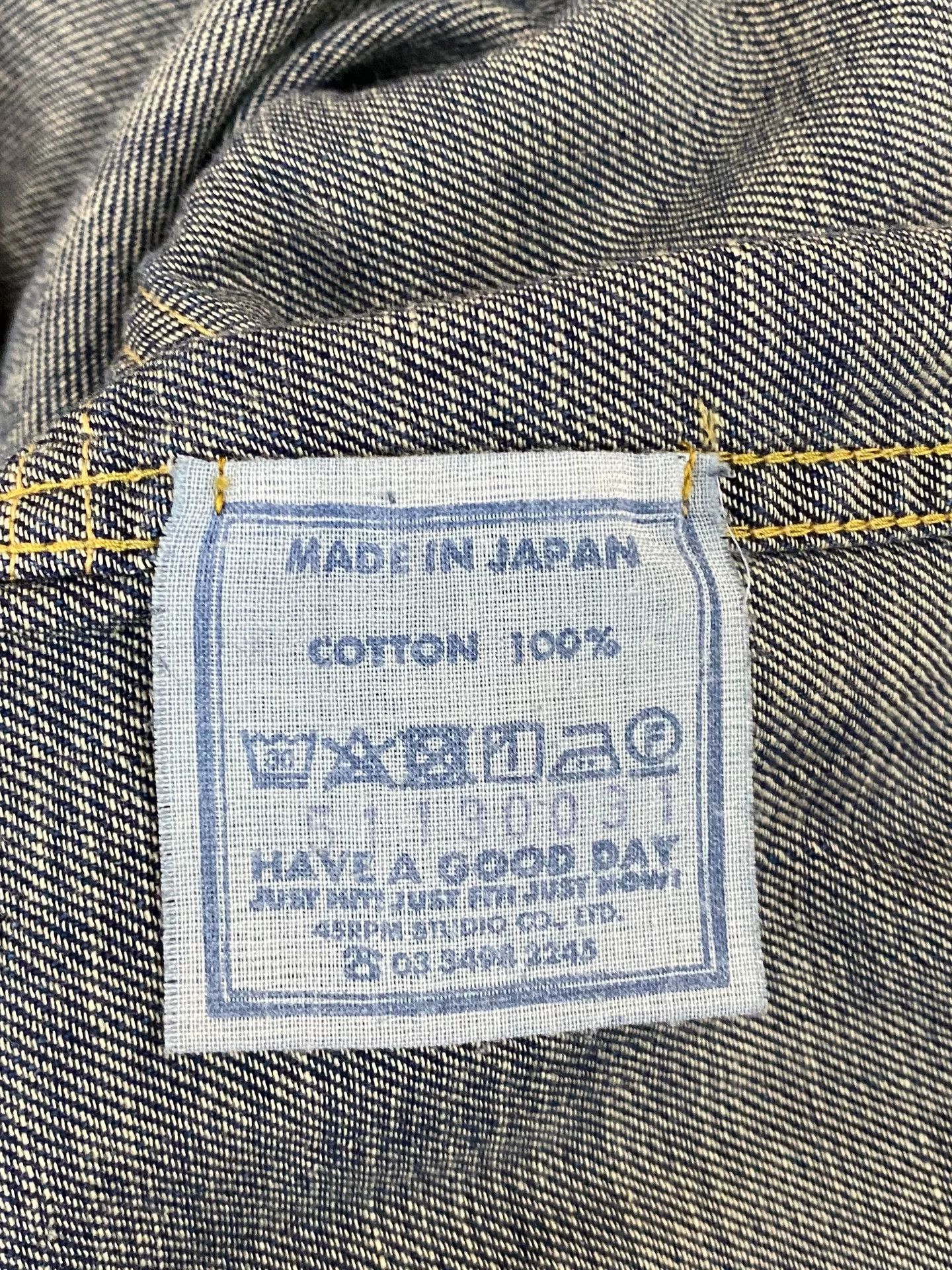 45rpm 45R Denim Cotton Pocket Top Size US XL / EU 56 / 4 - 6 Thumbnail