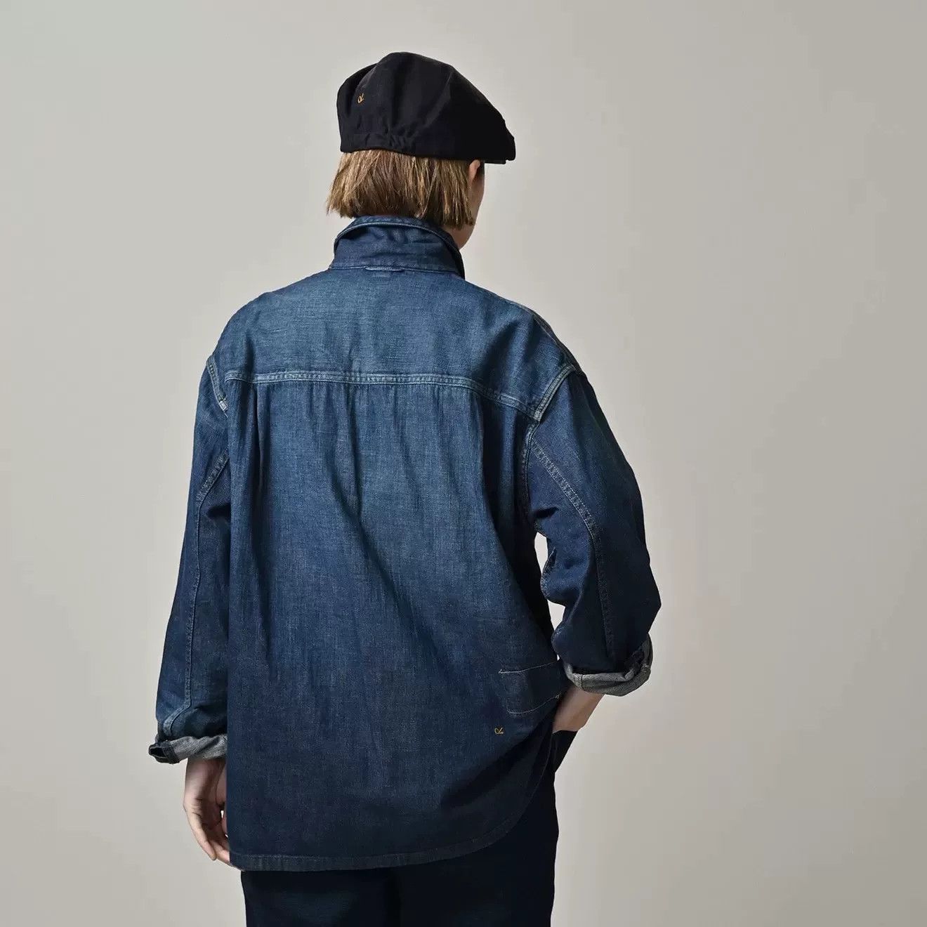 45rpm 45R Denim Cotton Pocket Top Size US XL / EU 56 / 4 - 9 Thumbnail