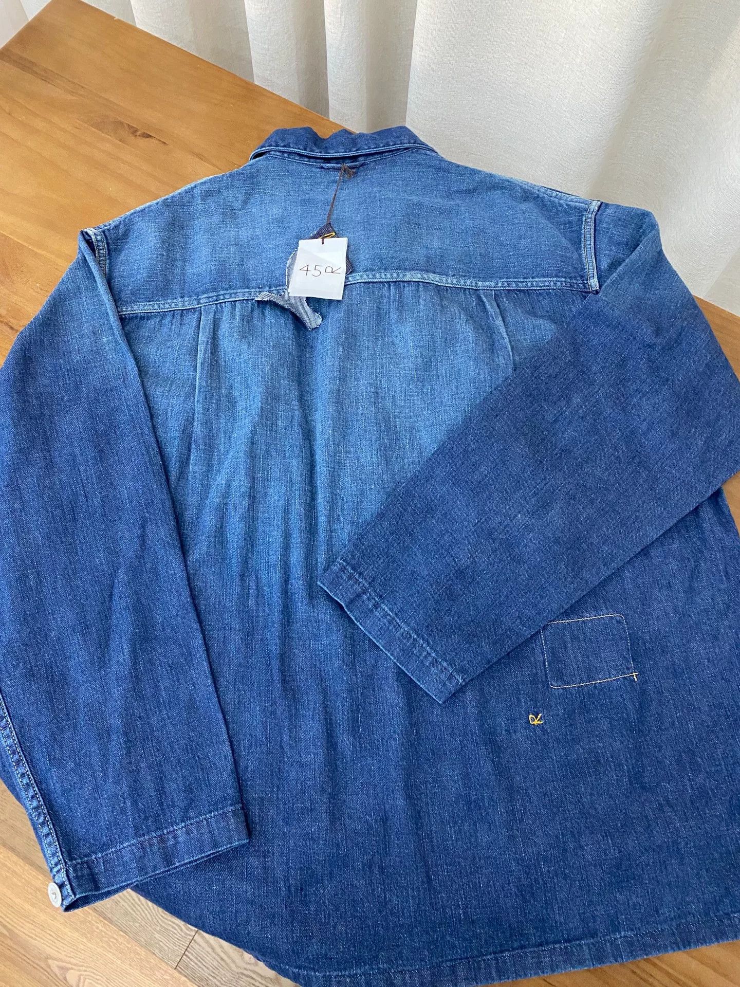 45rpm 45R Denim Cotton Pocket Top Size US XL / EU 56 / 4 - 2 Thumbnail