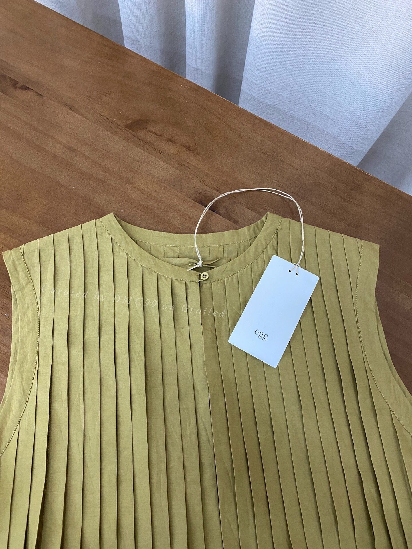 Other Egg Trading Ixia Yellow Sleeveless Top Size L / US 10 / IT 46 - 3 Thumbnail