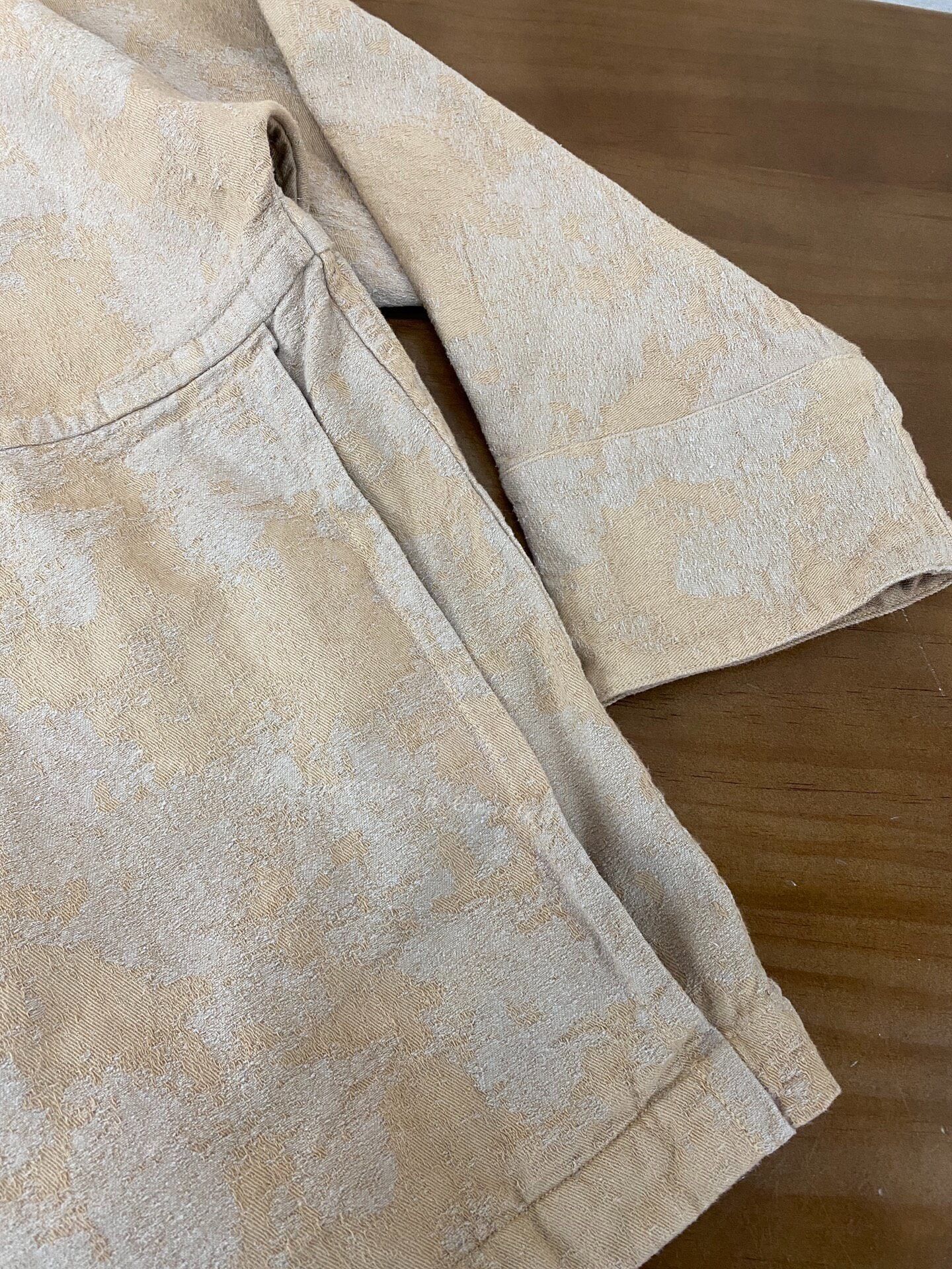 MITTAN MITTAN Silk Linen Jacquard Coat Size M / US 6-8 / IT 42-44 - 4 Thumbnail