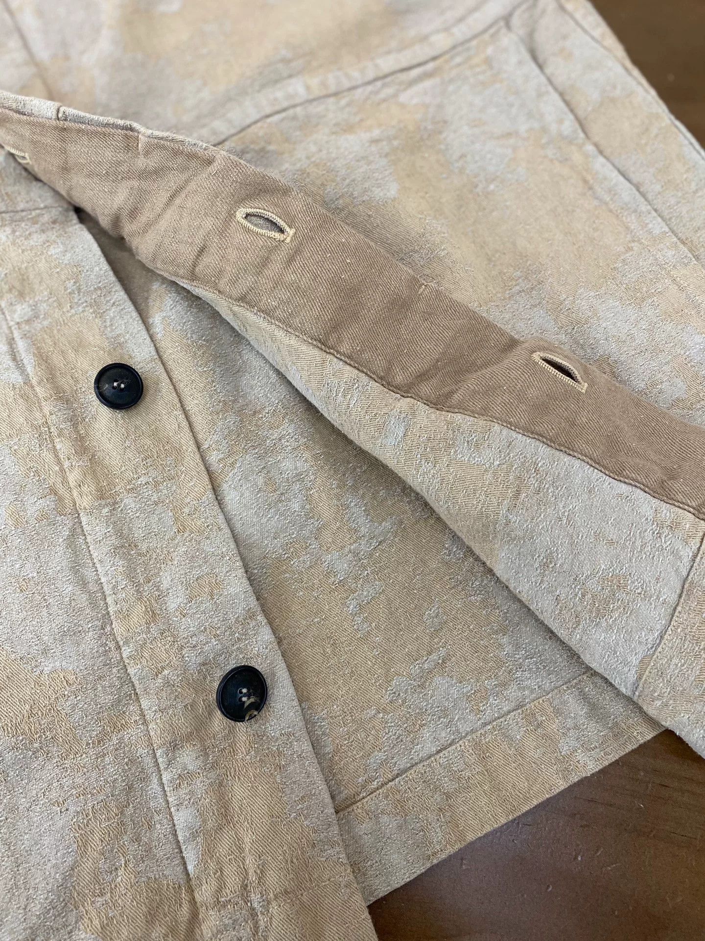 MITTAN MITTAN Silk Linen Jacquard Coat Size M / US 6-8 / IT 42-44 - 6 Thumbnail