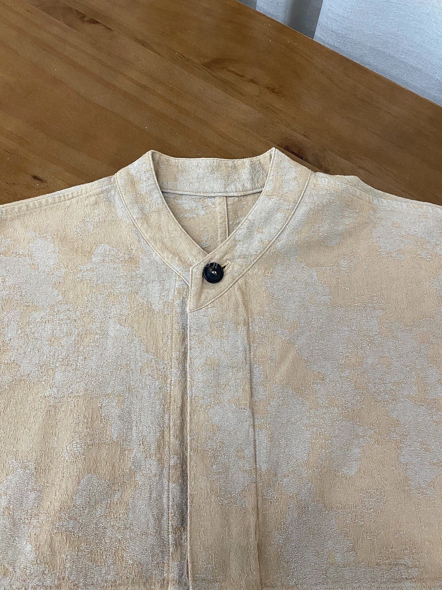 MITTAN MITTAN Silk Linen Jacquard Coat Size M / US 6-8 / IT 42-44 - 3 Thumbnail