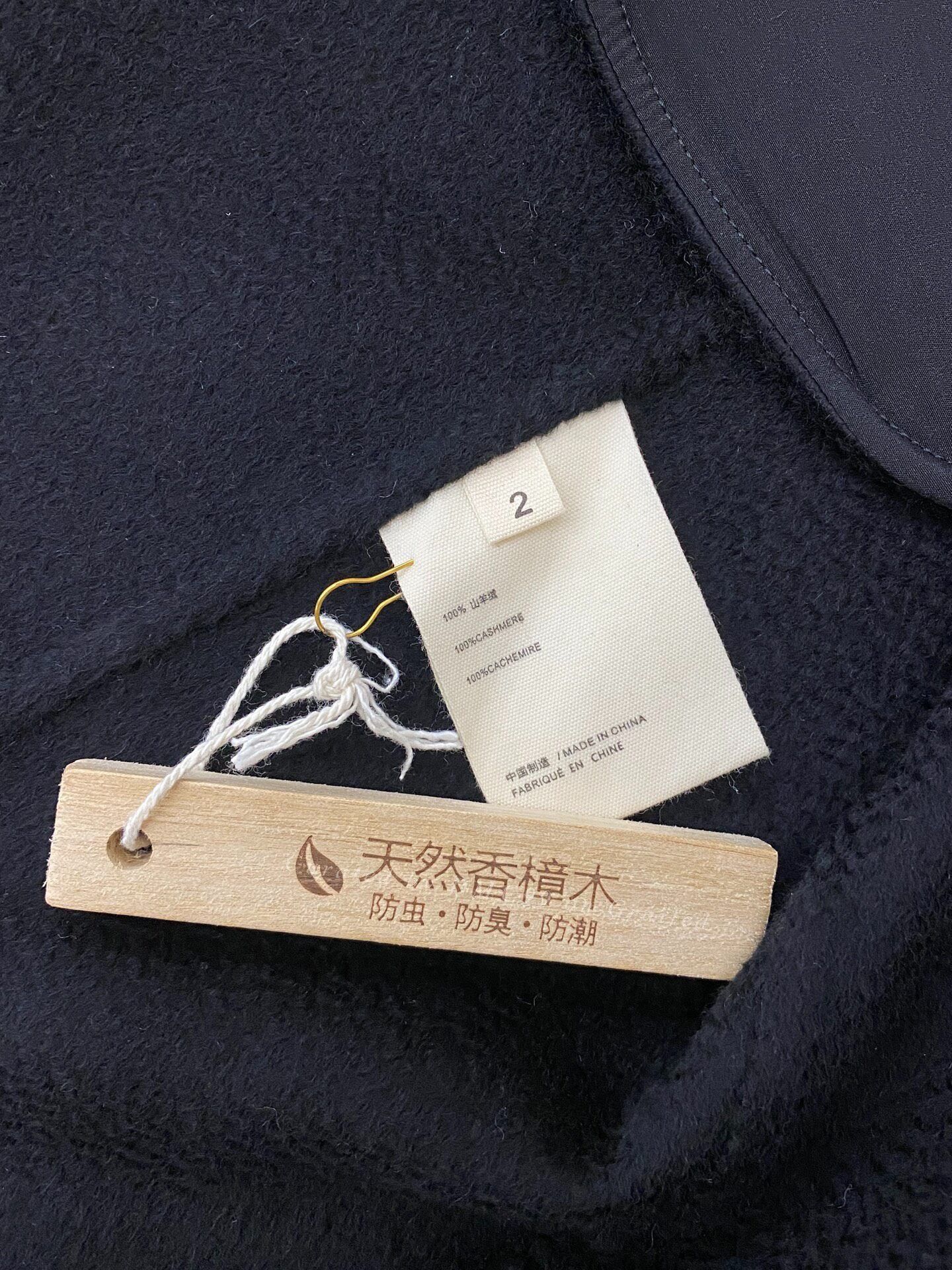 Other 100% Cashmere Water Ripple Coat Size M / US 6-8 / IT 42-44 - 4 Thumbnail